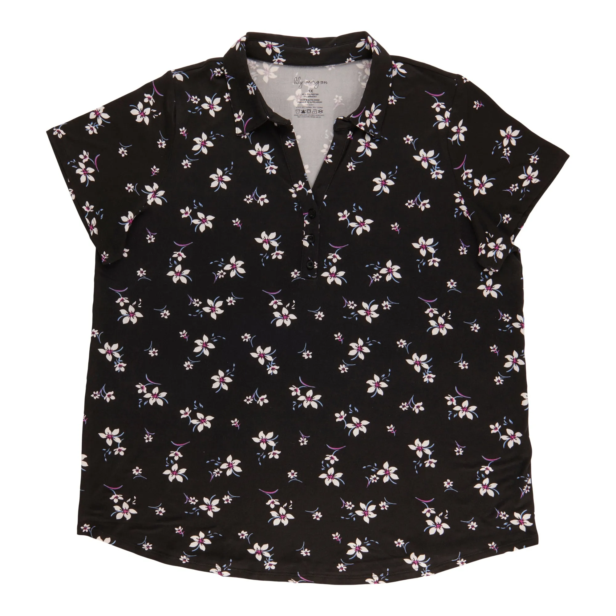 lily morgan Women's Plus Cap Sleeve Top sold by Giant Tiger