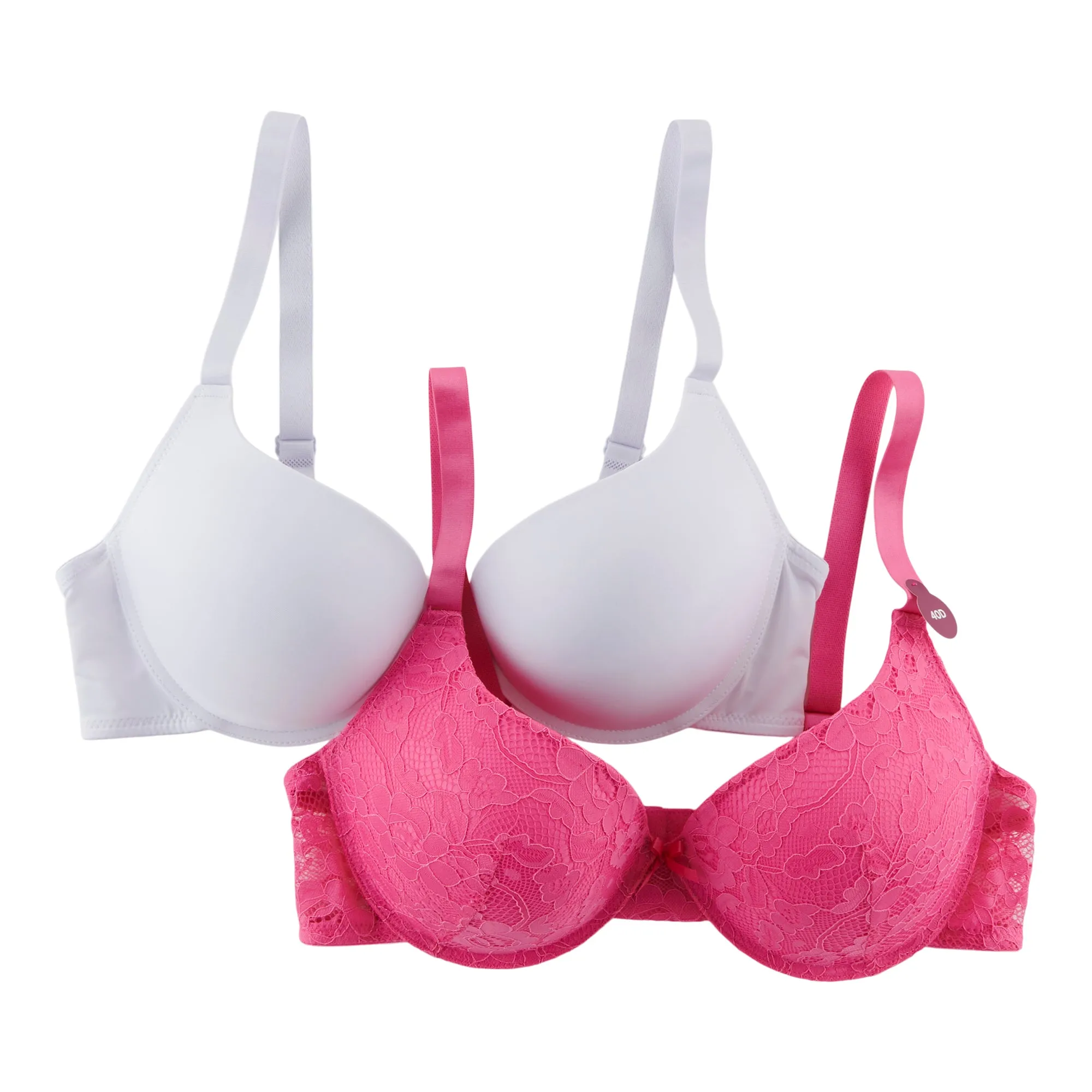 Carisma Women's Plus Lace and Solid Push Up Bras, 2-Pack sold by Giant Tiger product image thumbnail 2