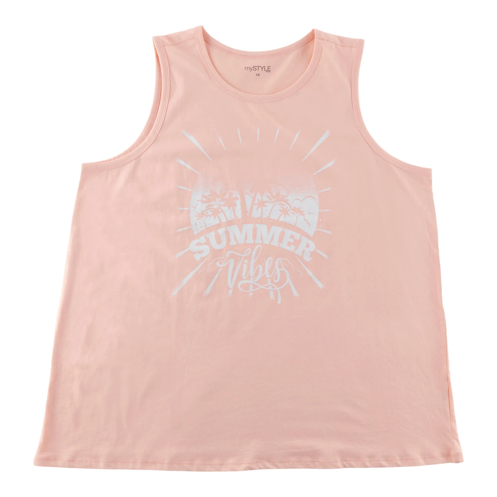 mySTYLE Women's Plus Summer Vibe Tank Top sold by Giant Tiger product image thumbnail 3