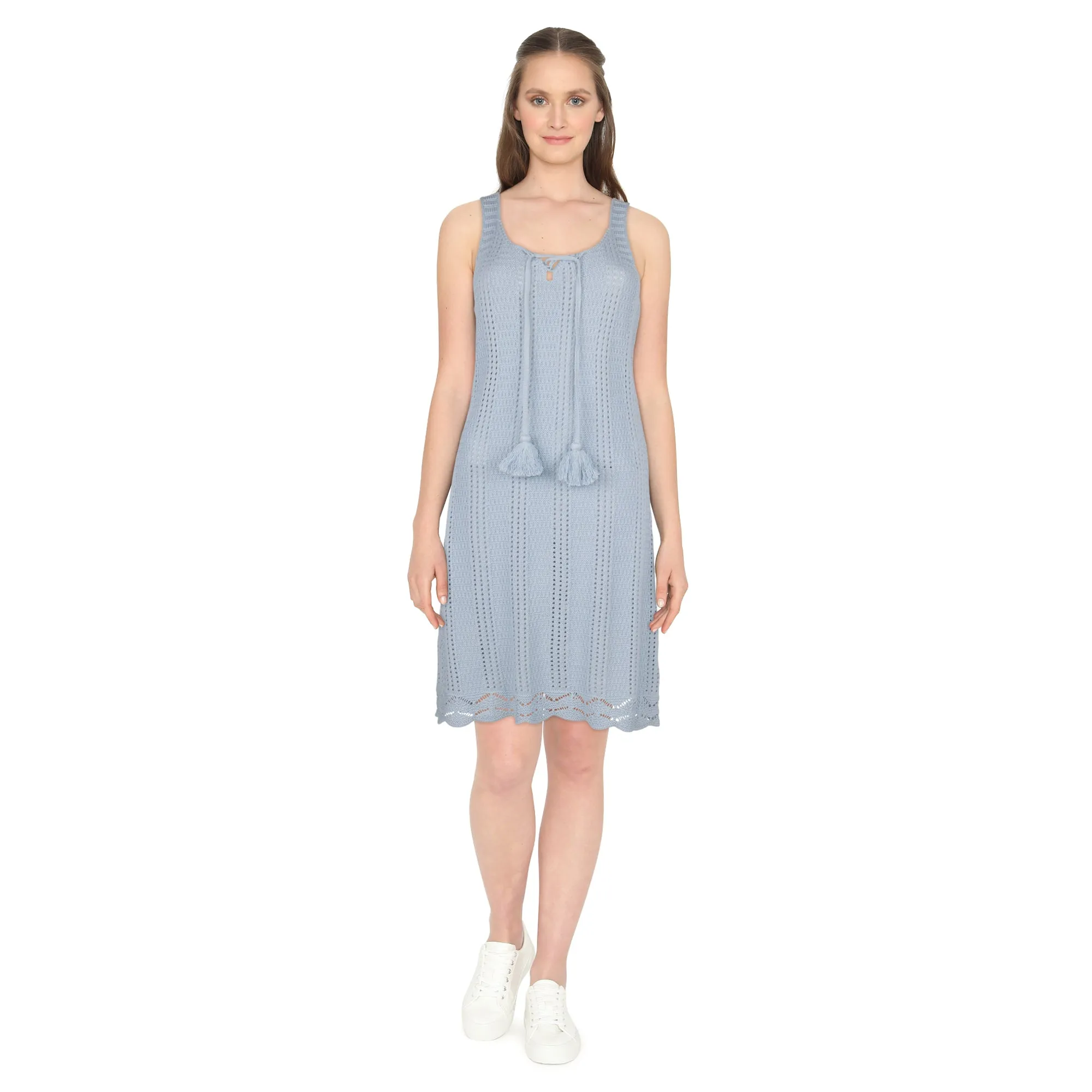 mySTYLE Women's Crochet Sweater Dress sold by Giant Tiger