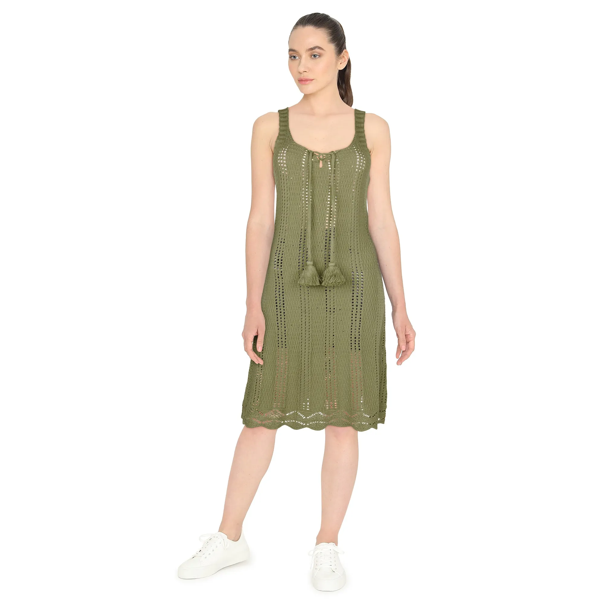 mySTYLE Women's Crochet Sweater Dress sold by Giant Tiger product image thumbnail 2