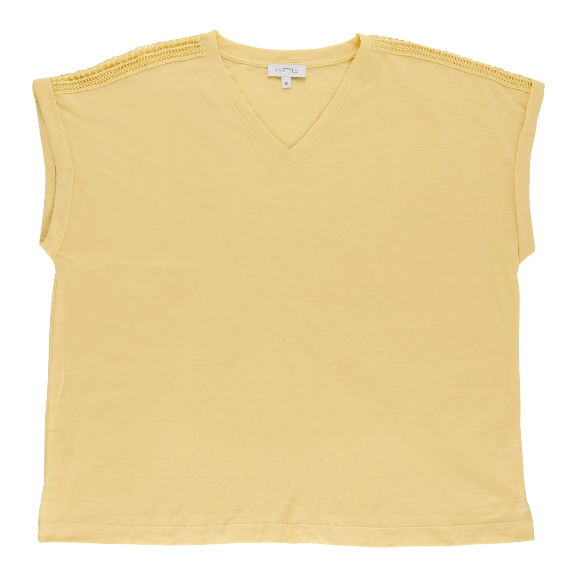 mySTYLE Women's Plus V-Neck Top sold by Giant Tiger product image thumbnail 2