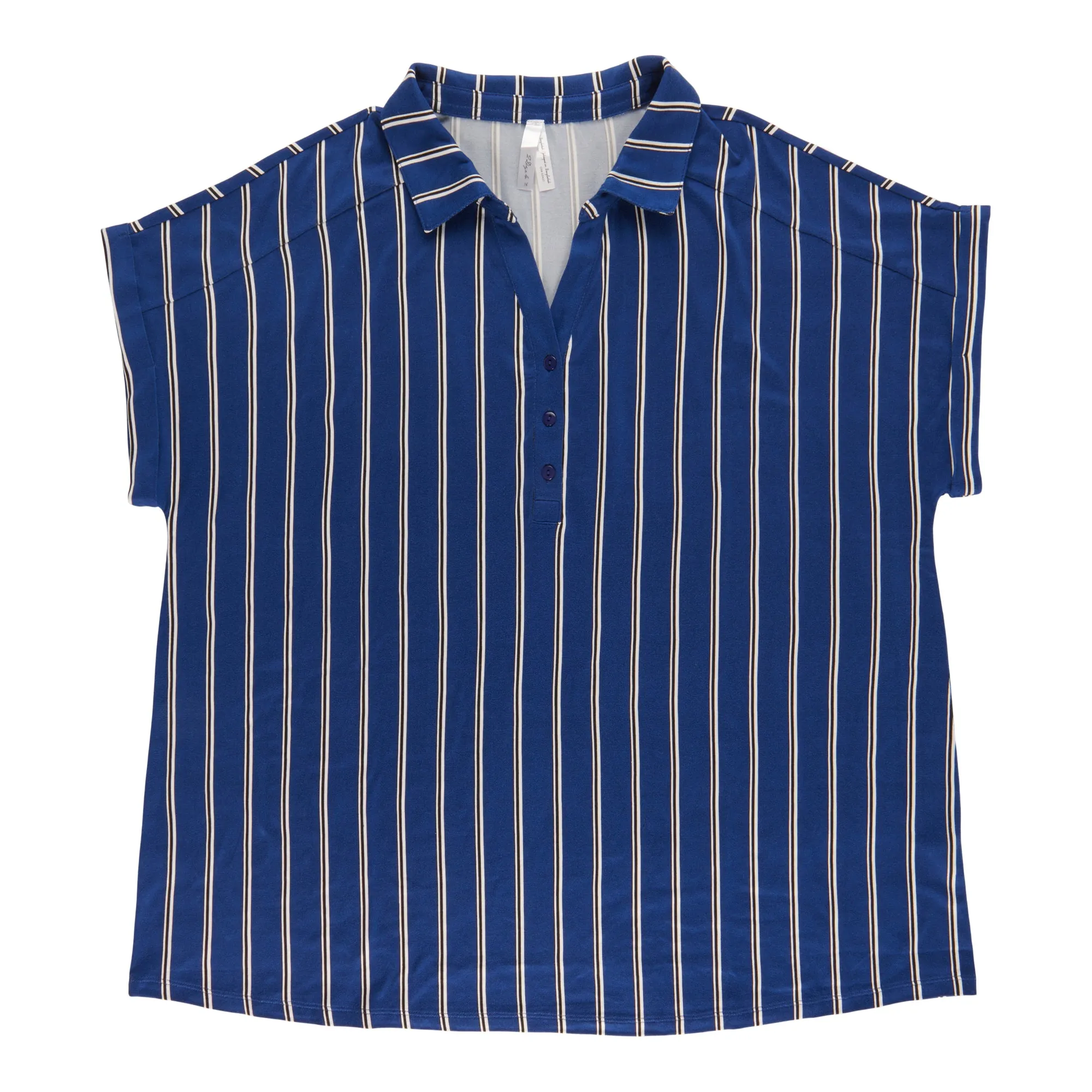 Women's Plus Open Collared Top sold by Giant Tiger