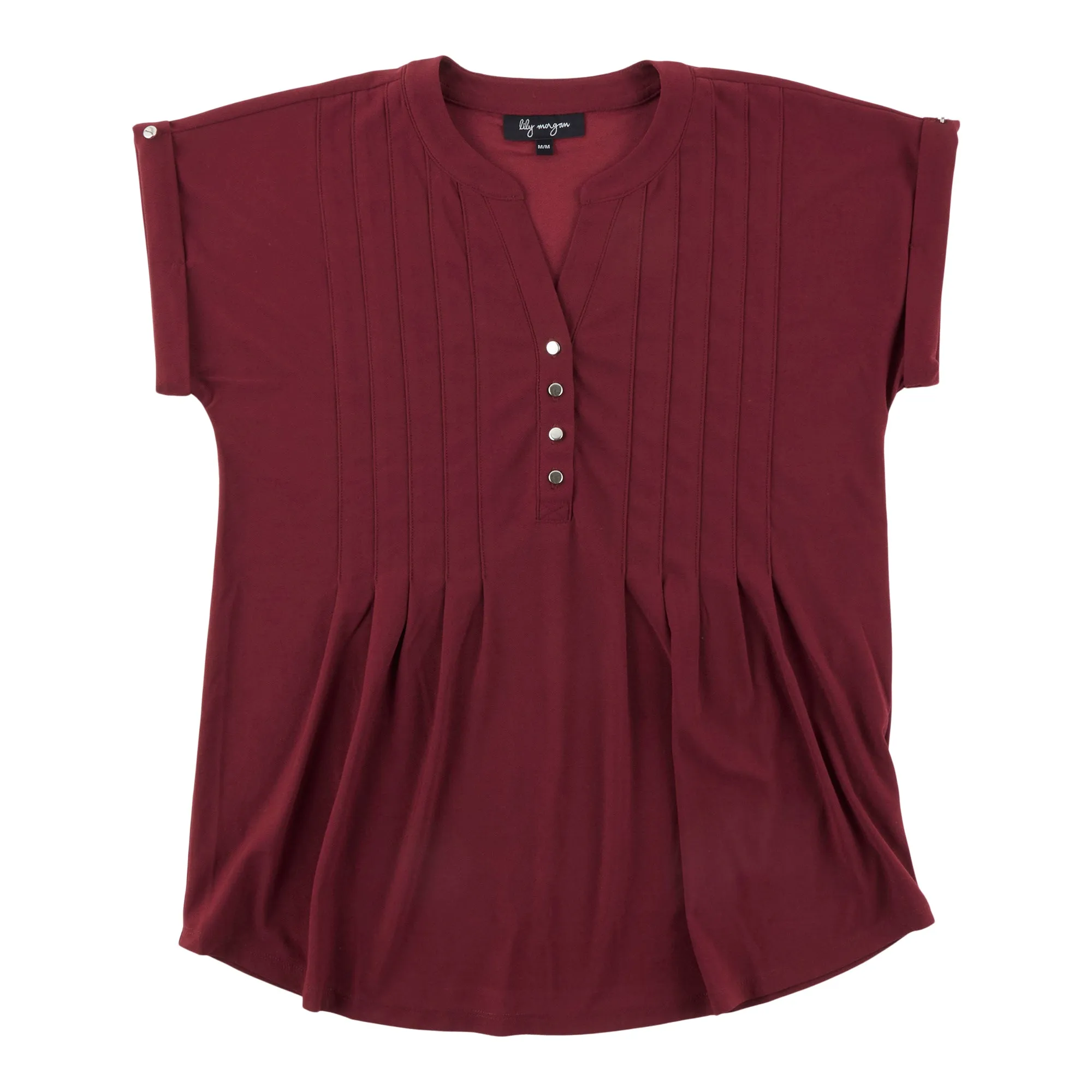 lily morgan Women's Pleated Top sold by Giant Tiger