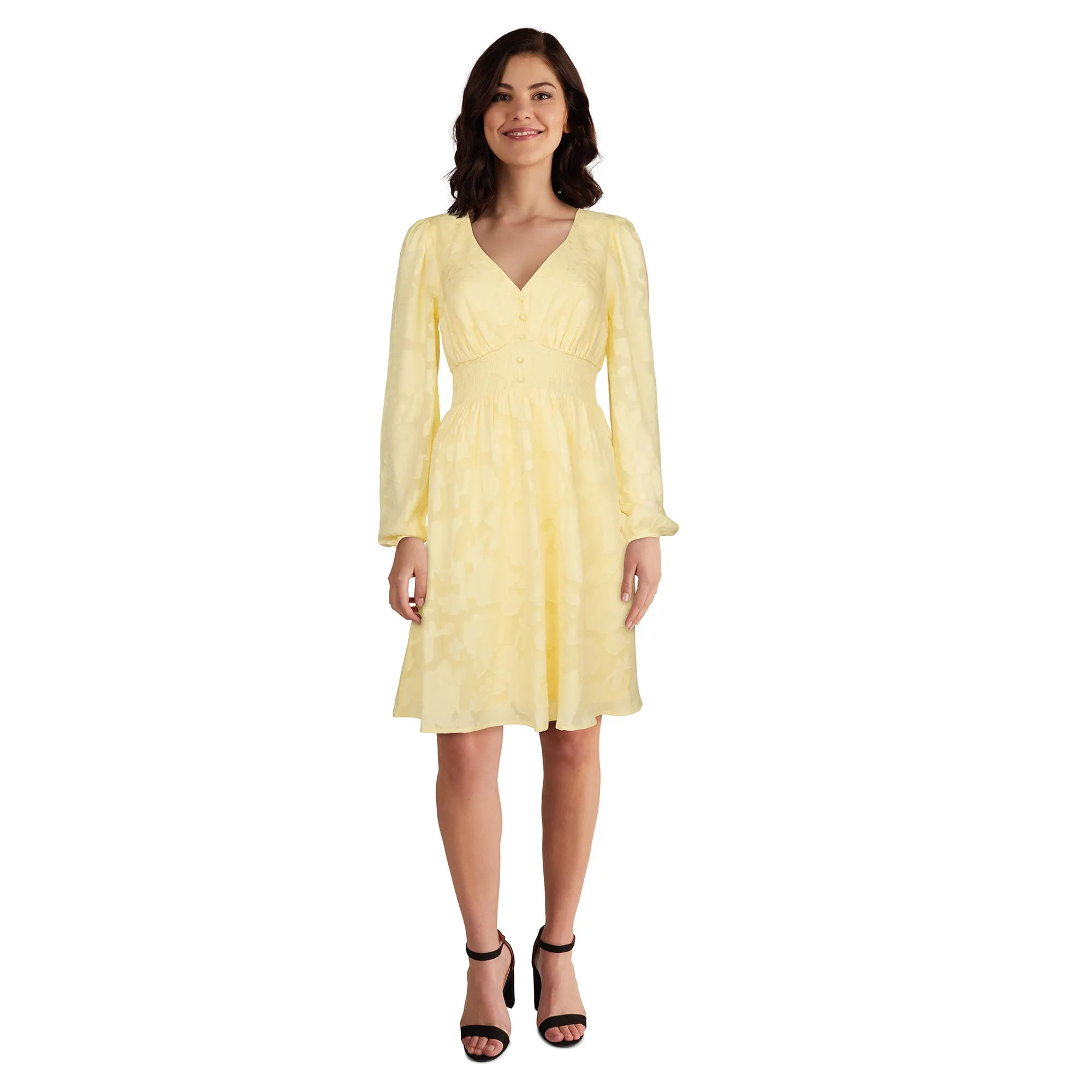 lily morgan Women's Burnout Textured Mini Dress sold by Giant Tiger product image thumbnail 3