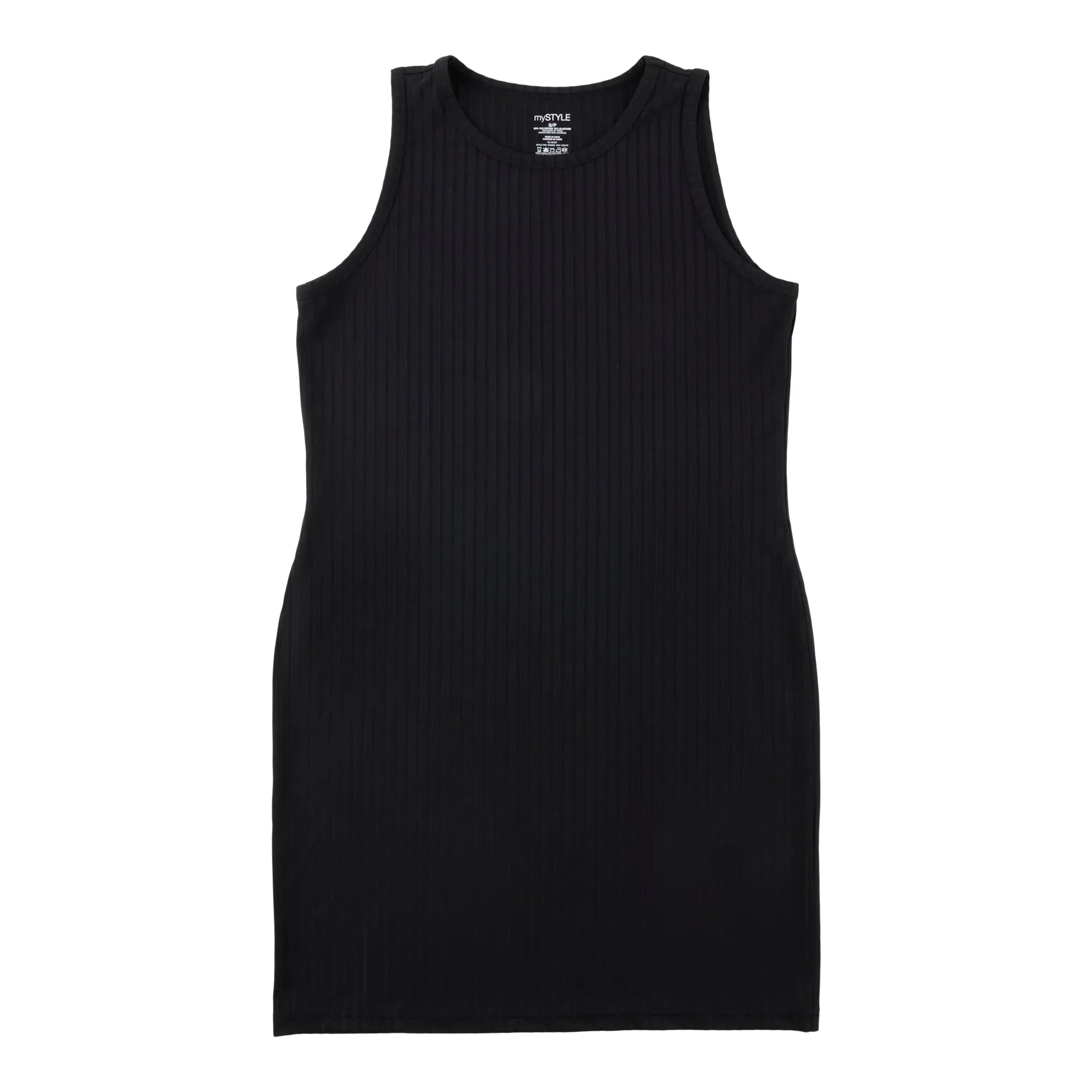 mySTYLE Women's Fitted Ribbed Tank Dress sold by Giant Tiger