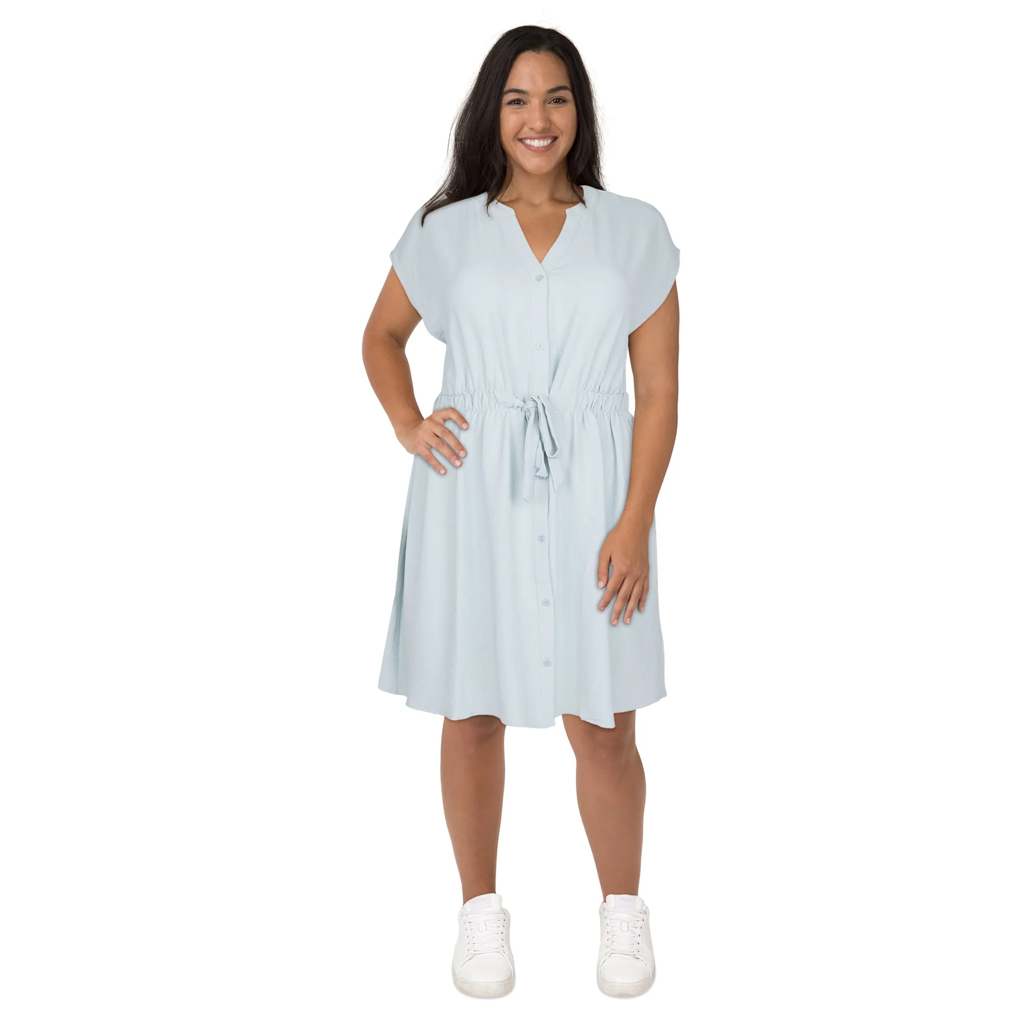 mySTYLE Women's Plus Belted Shirt Dress sold by Giant Tiger product image thumbnail 2