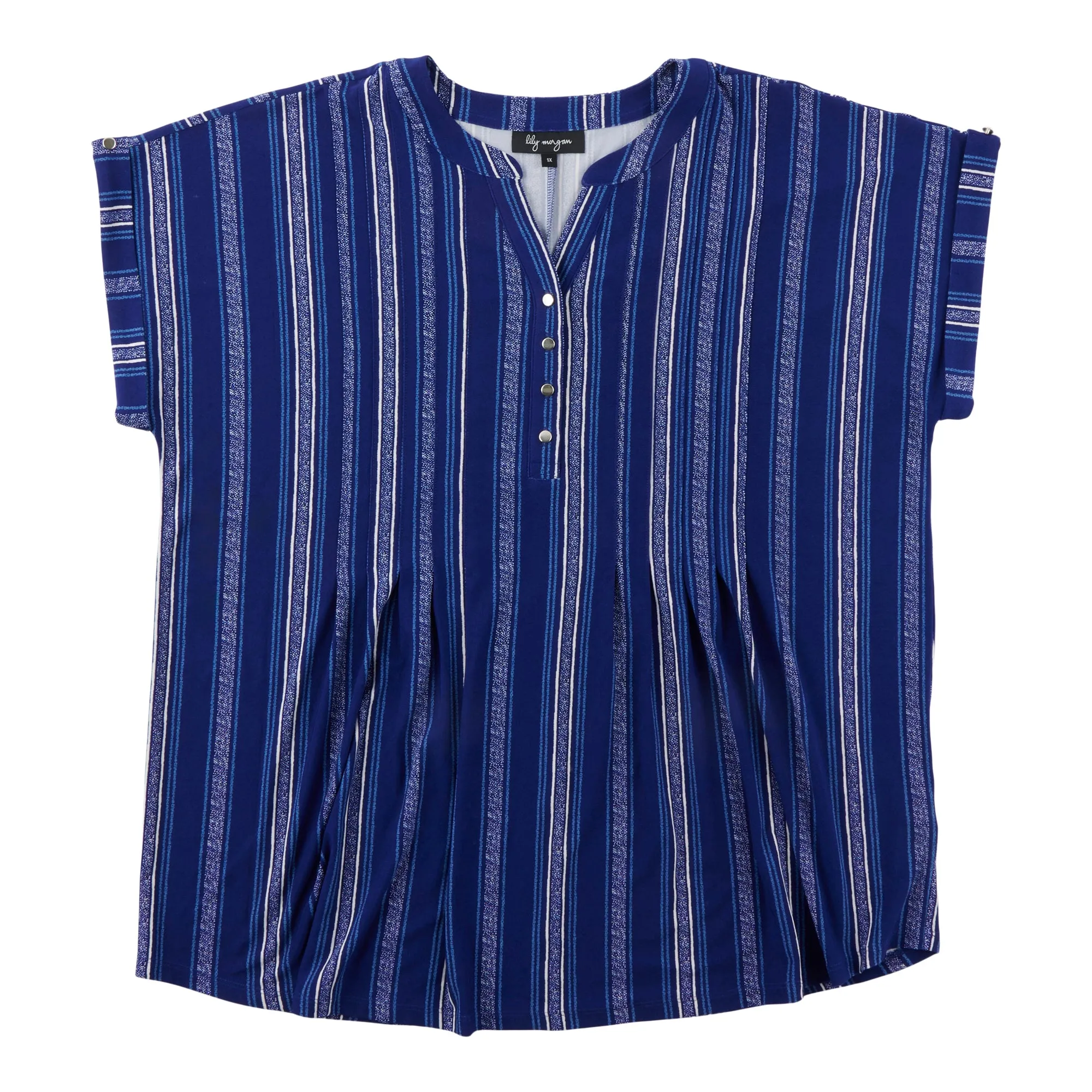 lily morgan Women's Plus Pleated Top sold by Giant Tiger product image thumbnail 4