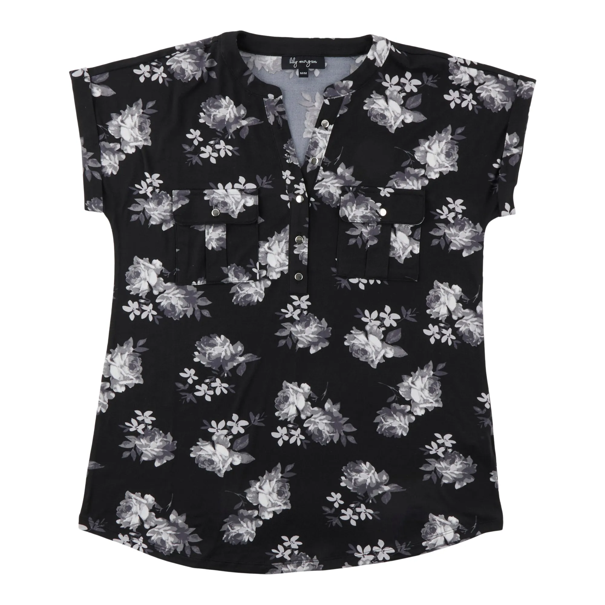 lily morgan Women's Pocket Printed Top sold by Giant Tiger product image thumbnail 3
