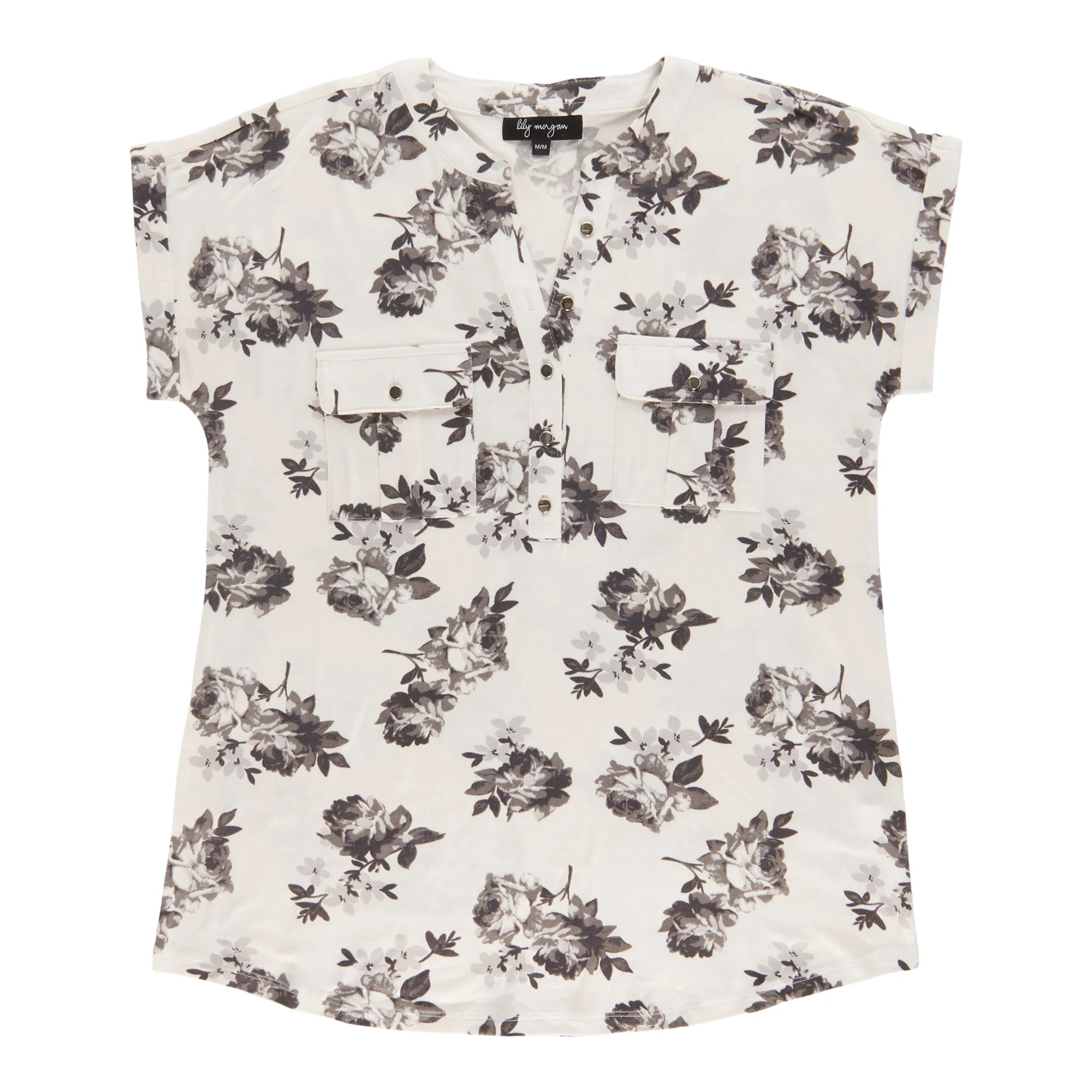 lily morgan Women's Pocket Printed Top sold by Giant Tiger product image thumbnail 4
