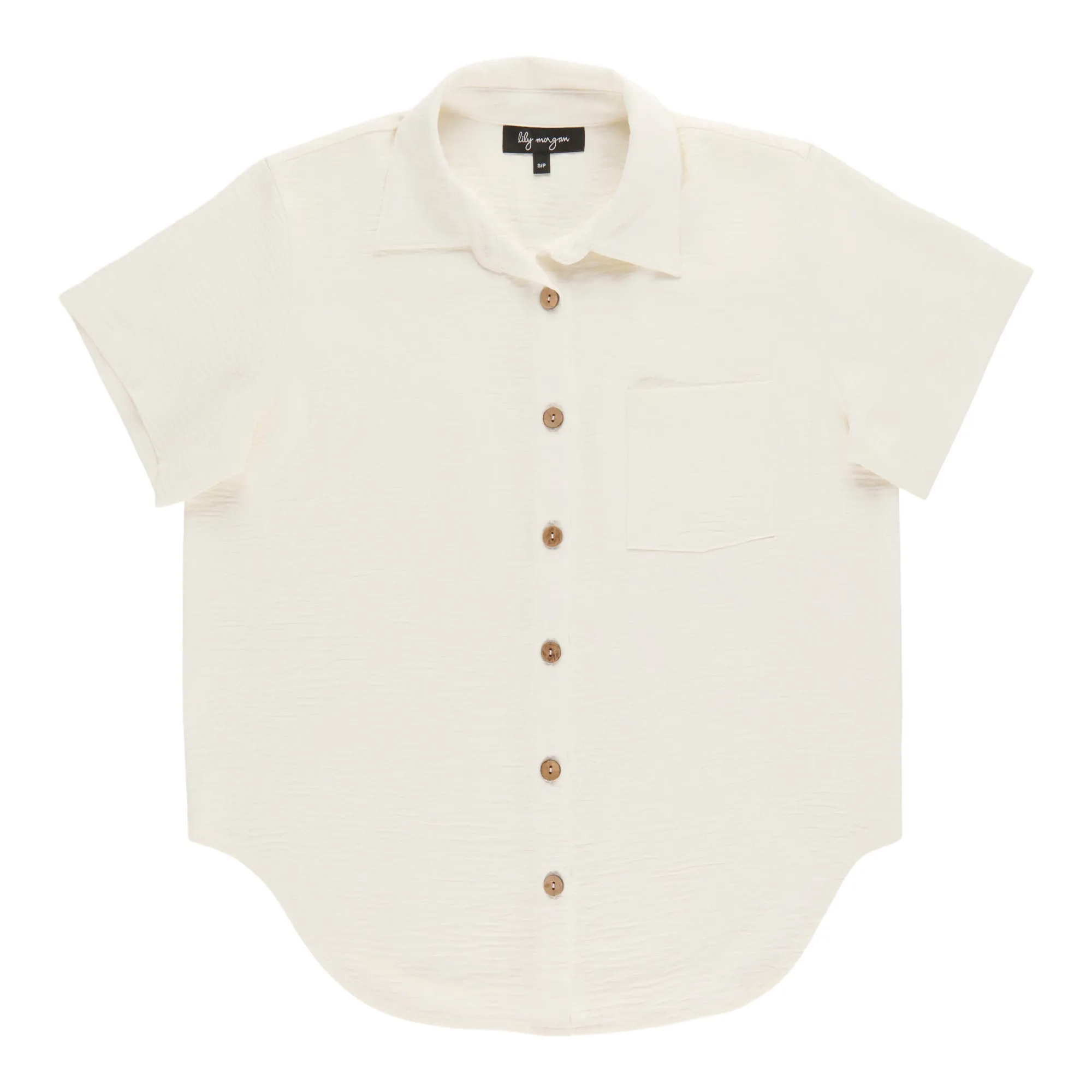 lily morgan Women's Short Sleeve Collared Blouse sold by Giant Tiger