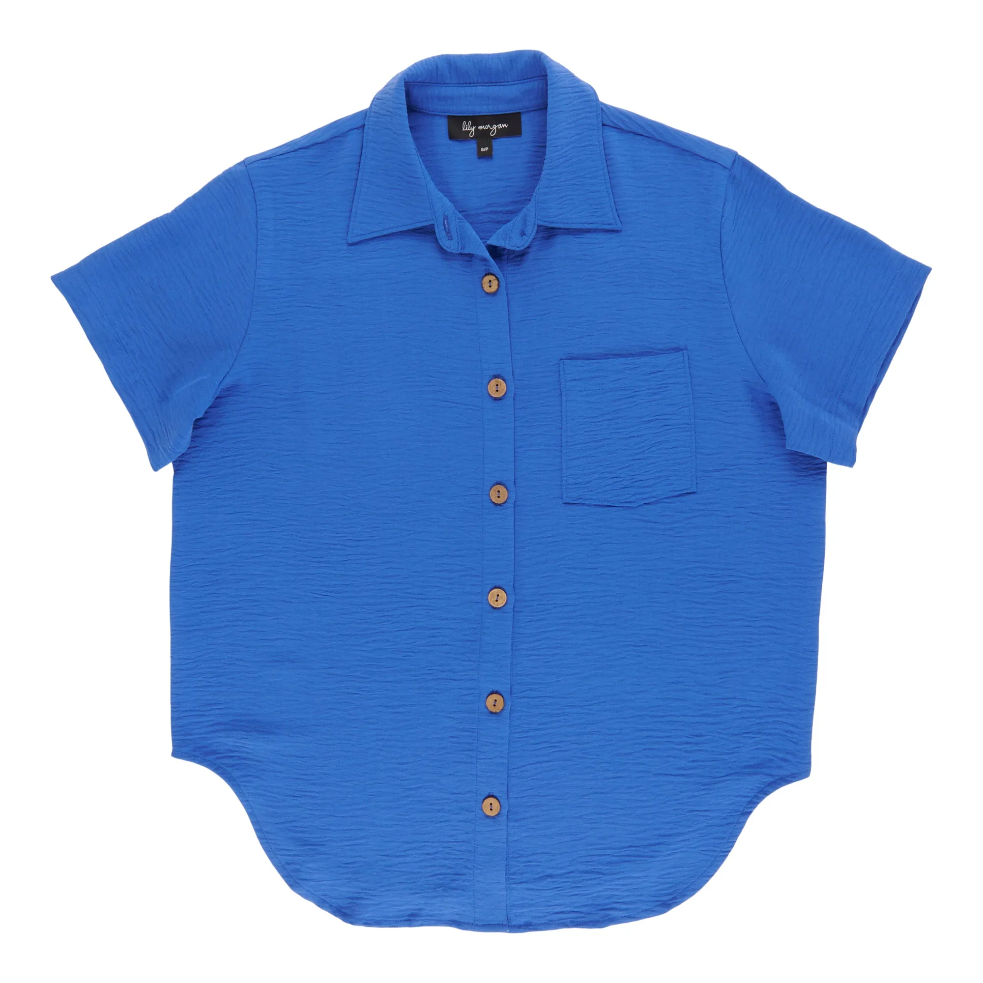 lily morgan Women's Short Sleeve Collared Blouse sold by Giant Tiger product image thumbnail 4