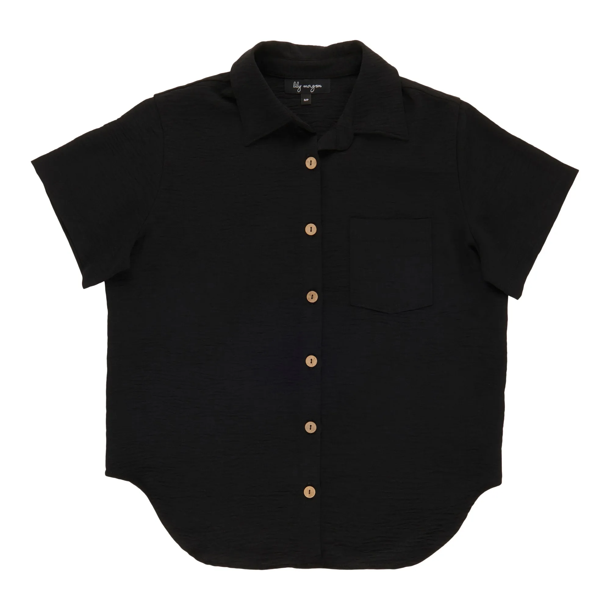 lily morgan Women's Short Sleeve Collared Blouse sold by Giant Tiger product image thumbnail 2