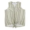 mySTYLE Women's Plus Sleeveless Tie Front Tank sold by Giant Tiger