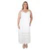lily morgan Women's Plus Lace Detail Maxi Dress sold by Giant Tiger