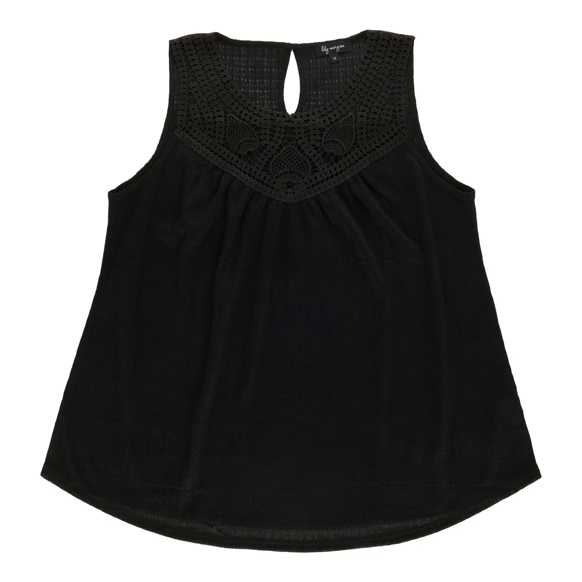 lily morgan Women's Plus Sleeveless Crochet Top sold by Giant Tiger product image thumbnail 4