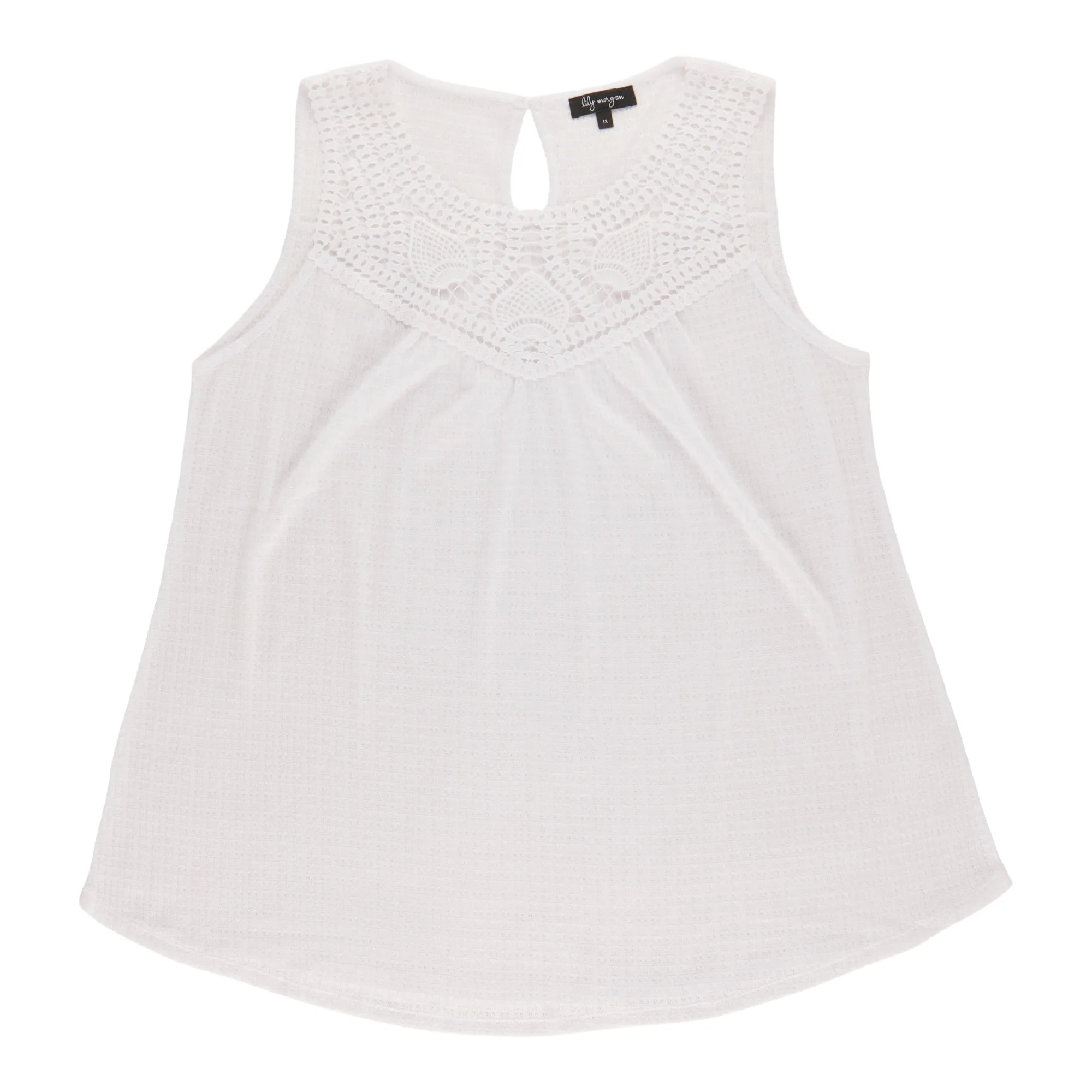 lily morgan Women's Plus Sleeveless Crochet Top sold by Giant Tiger product image thumbnail 2
