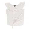 lily morgan Women's Eyelet Tie Front Camisole sold by Giant Tiger
