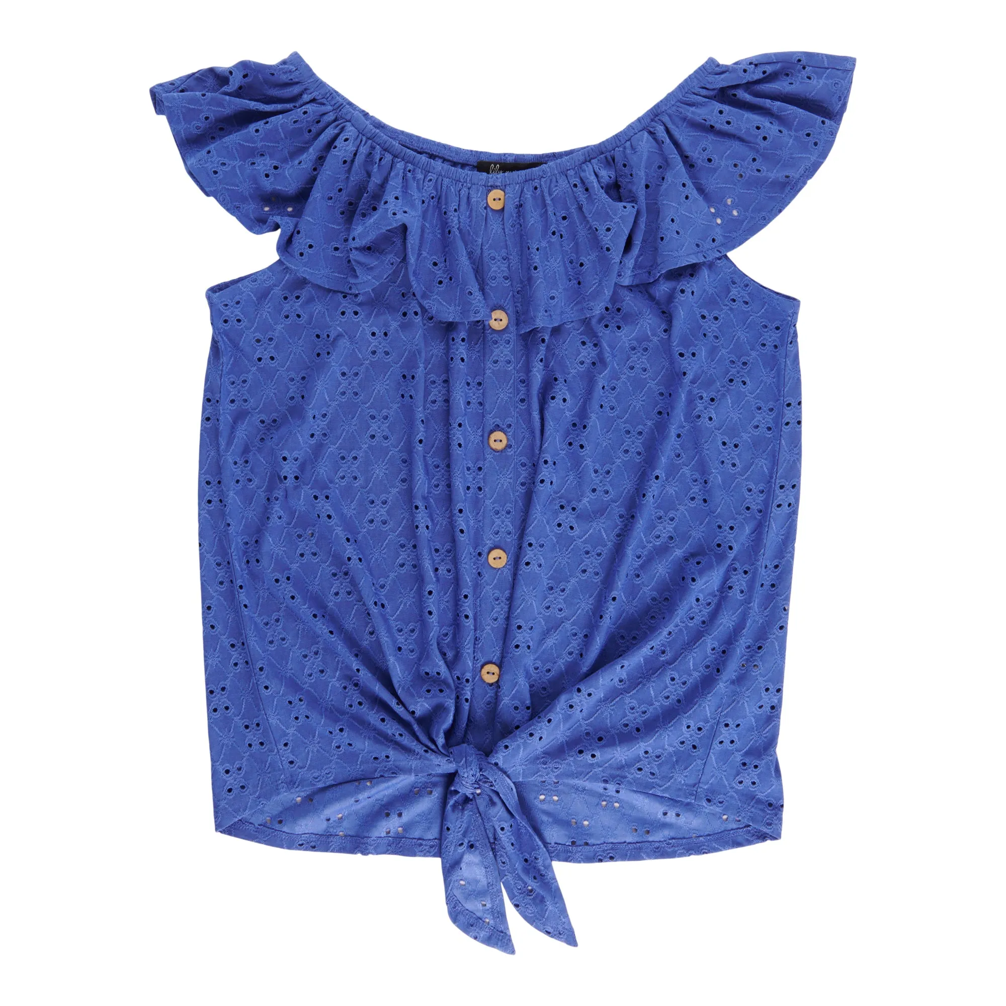 lily morgan Women's Eyelet Tie Front Camisole sold by Giant Tiger product image thumbnail 2