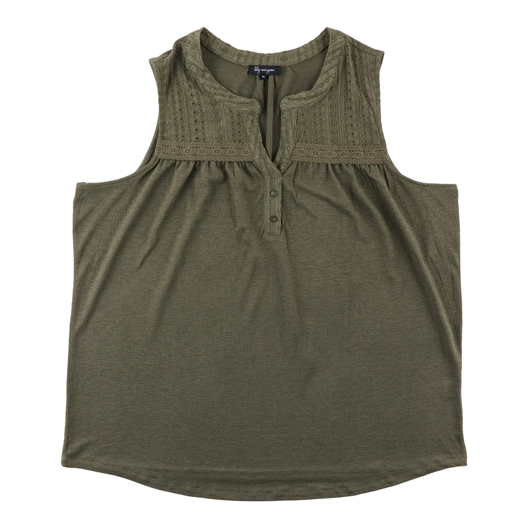 lily morgan Women's Plus V-Neck Sleeveless Camisole sold by Giant Tiger product image thumbnail 2