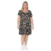 lily morgan Women's Plus Front Button Skater Dress sold by Giant Tiger