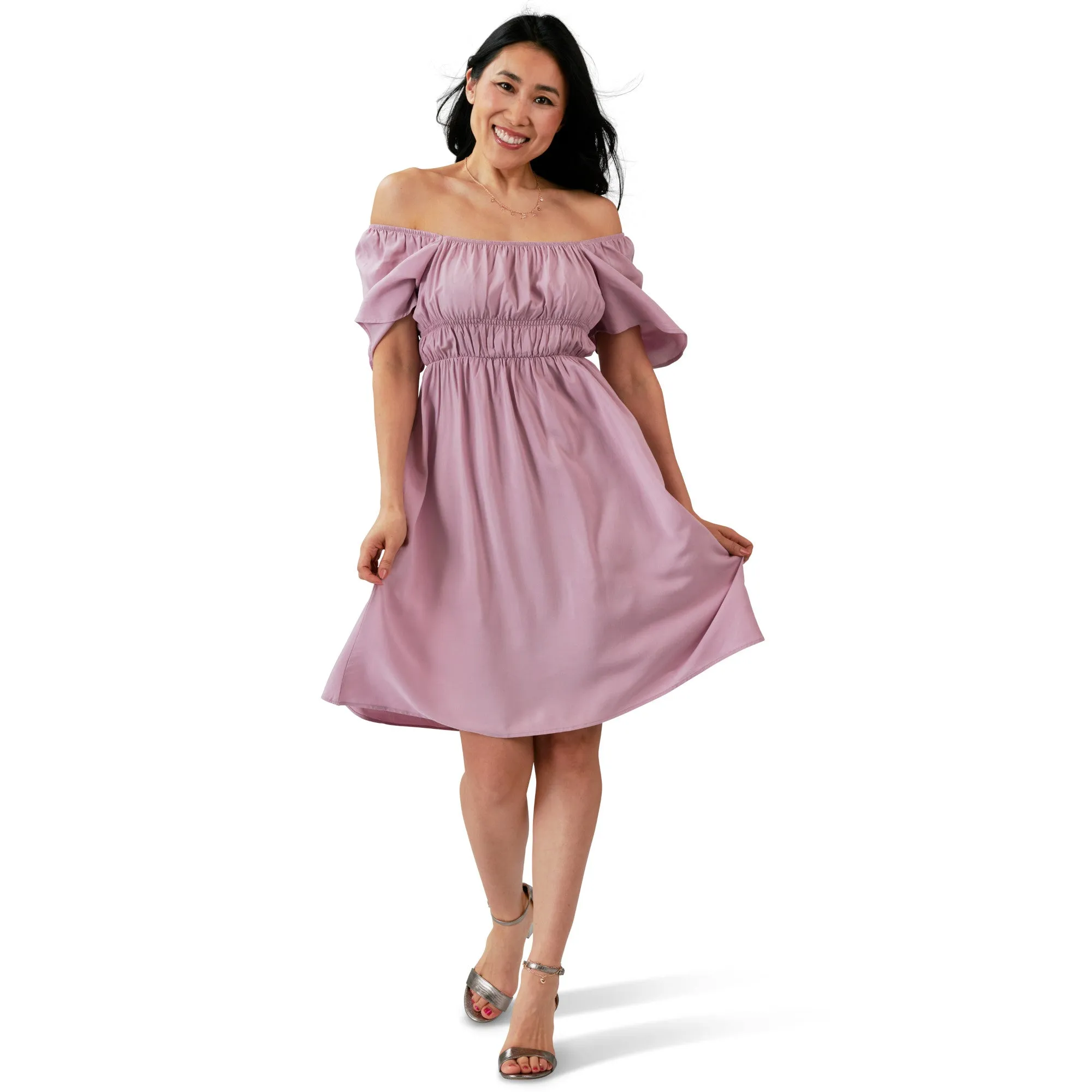 lily morgan Women's Squareneck Mini Dress sold by Giant Tiger product image thumbnail 4