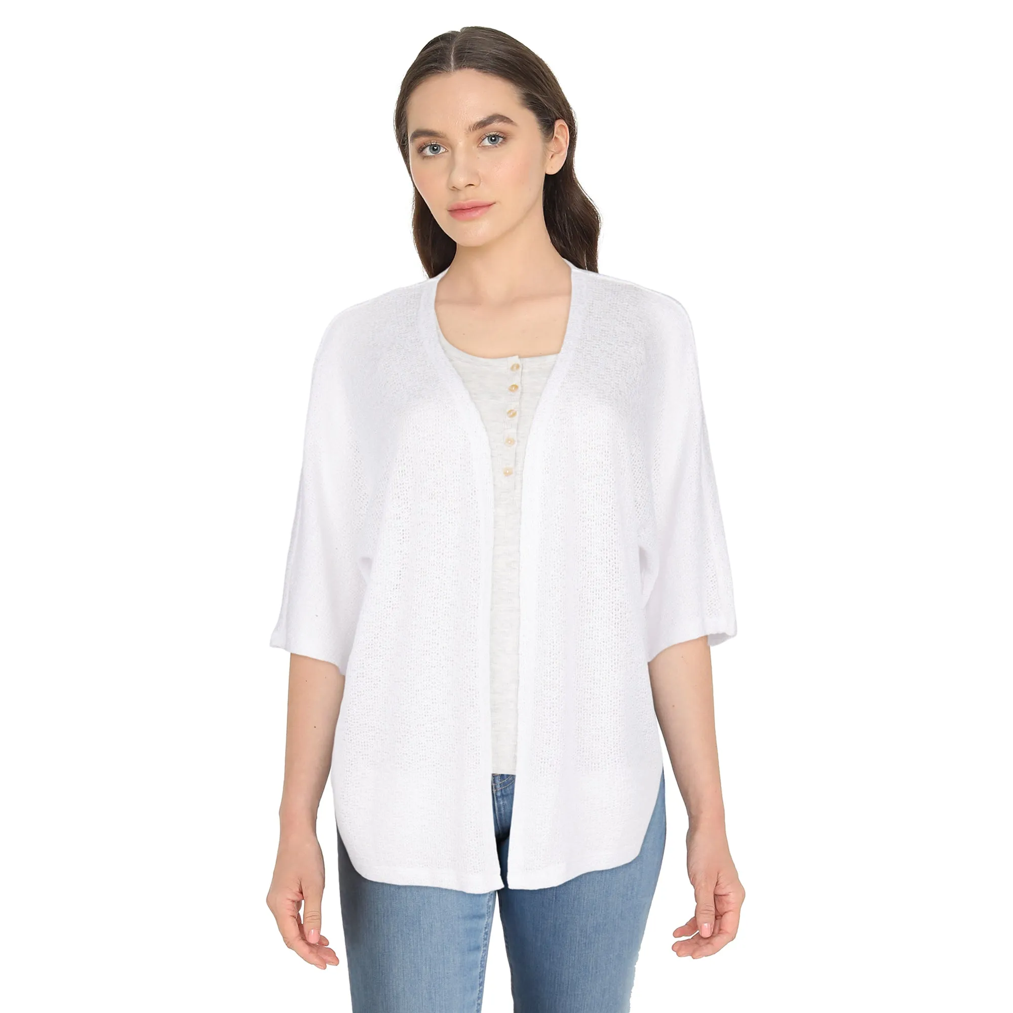 lily morgan Women's Scalloped Cardigan sold by Giant Tiger