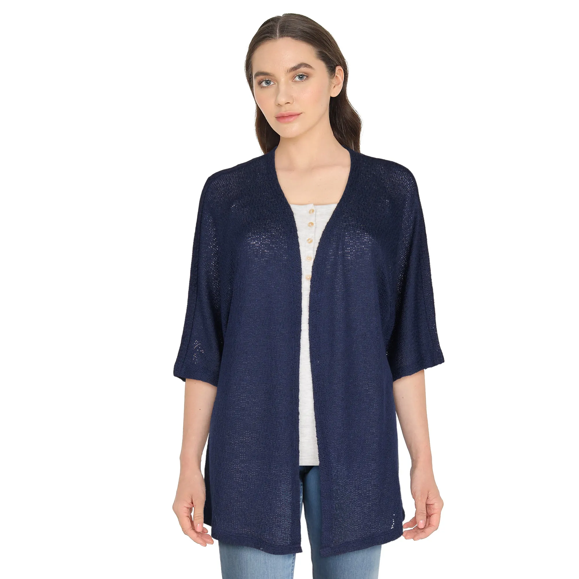 lily morgan Women's Scalloped Cardigan sold by Giant Tiger product image thumbnail 4