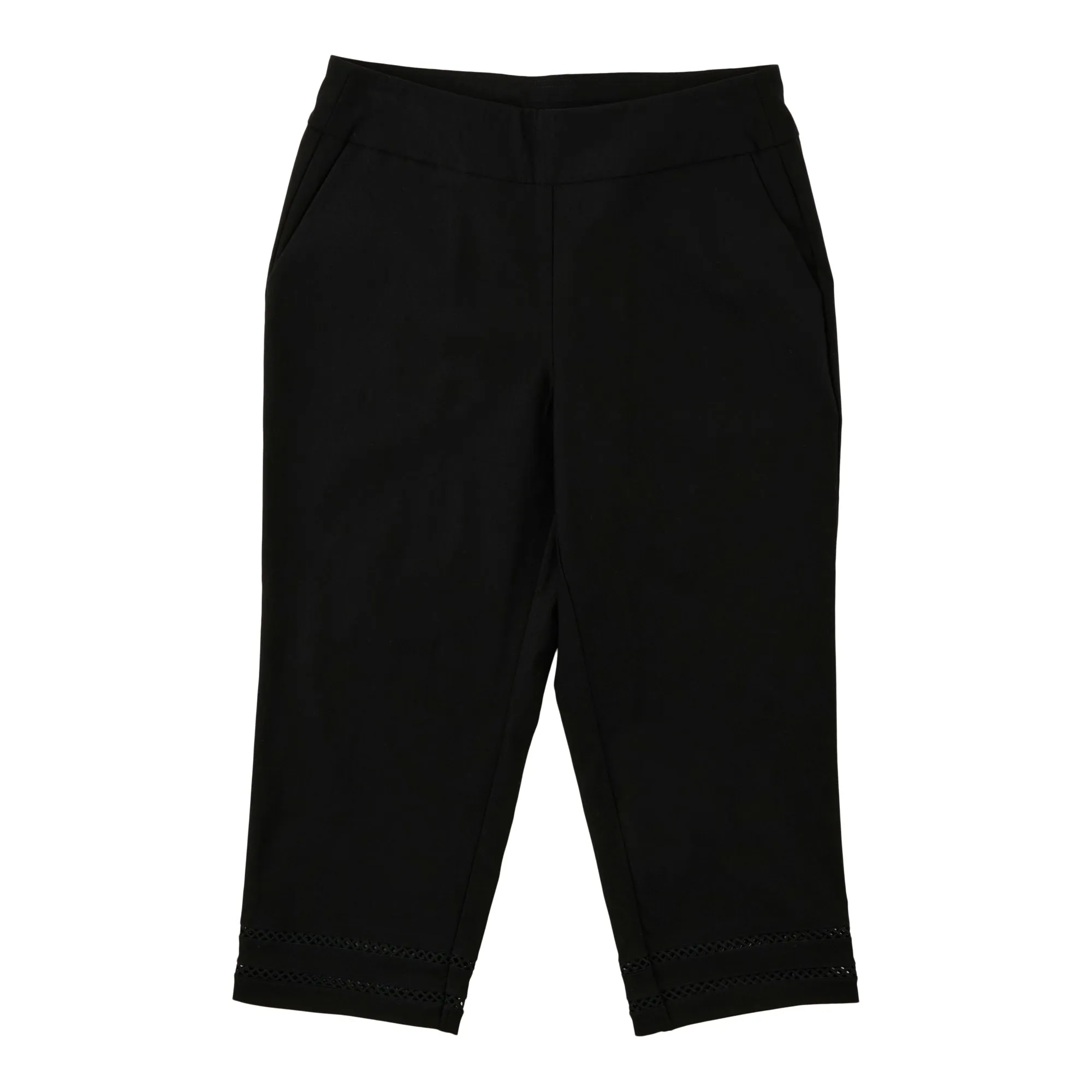 Classic Editions Women's Petite Capris with Crochet Detailing sold by Giant Tiger