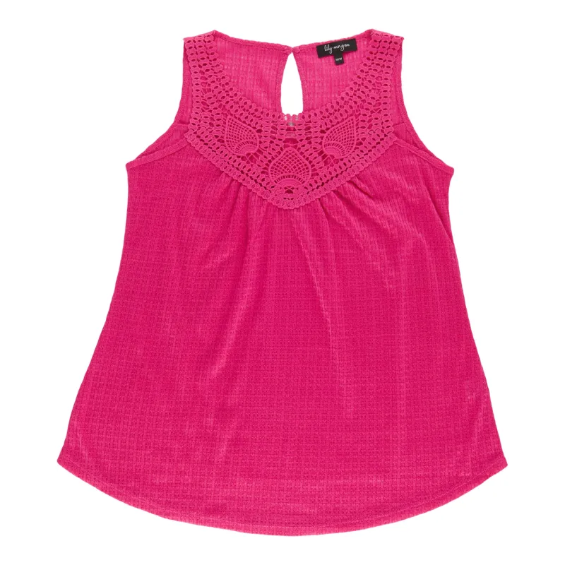 lily morgan Women's Sleeveless Crochet Top sold by Giant Tiger