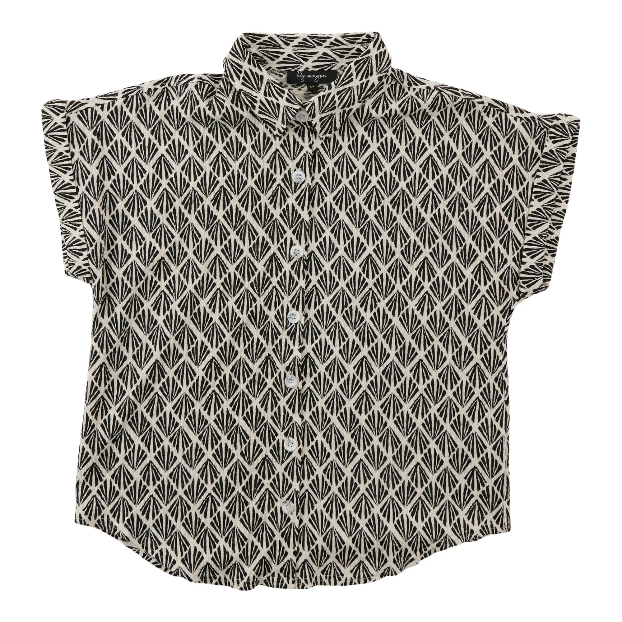 lily morgan Women's Crinkle Knit Blouse sold by Giant Tiger product image thumbnail 2