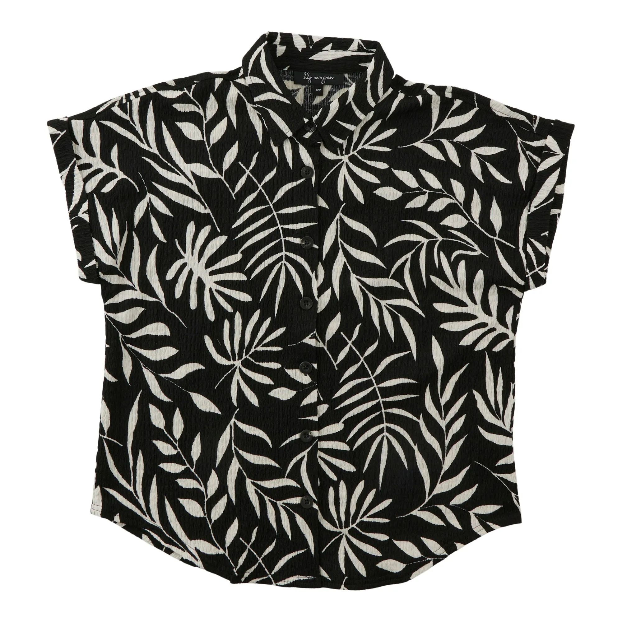lily morgan Women's Crinkle Knit Blouse sold by Giant Tiger