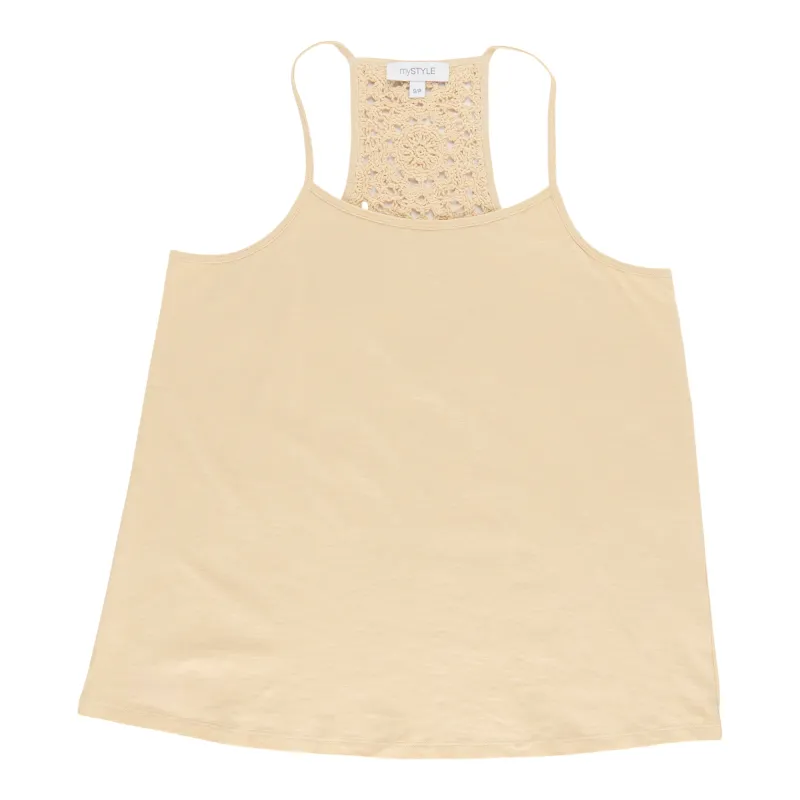 mySTYLE Women's Crochet Back Tank Top sold by Giant Tiger