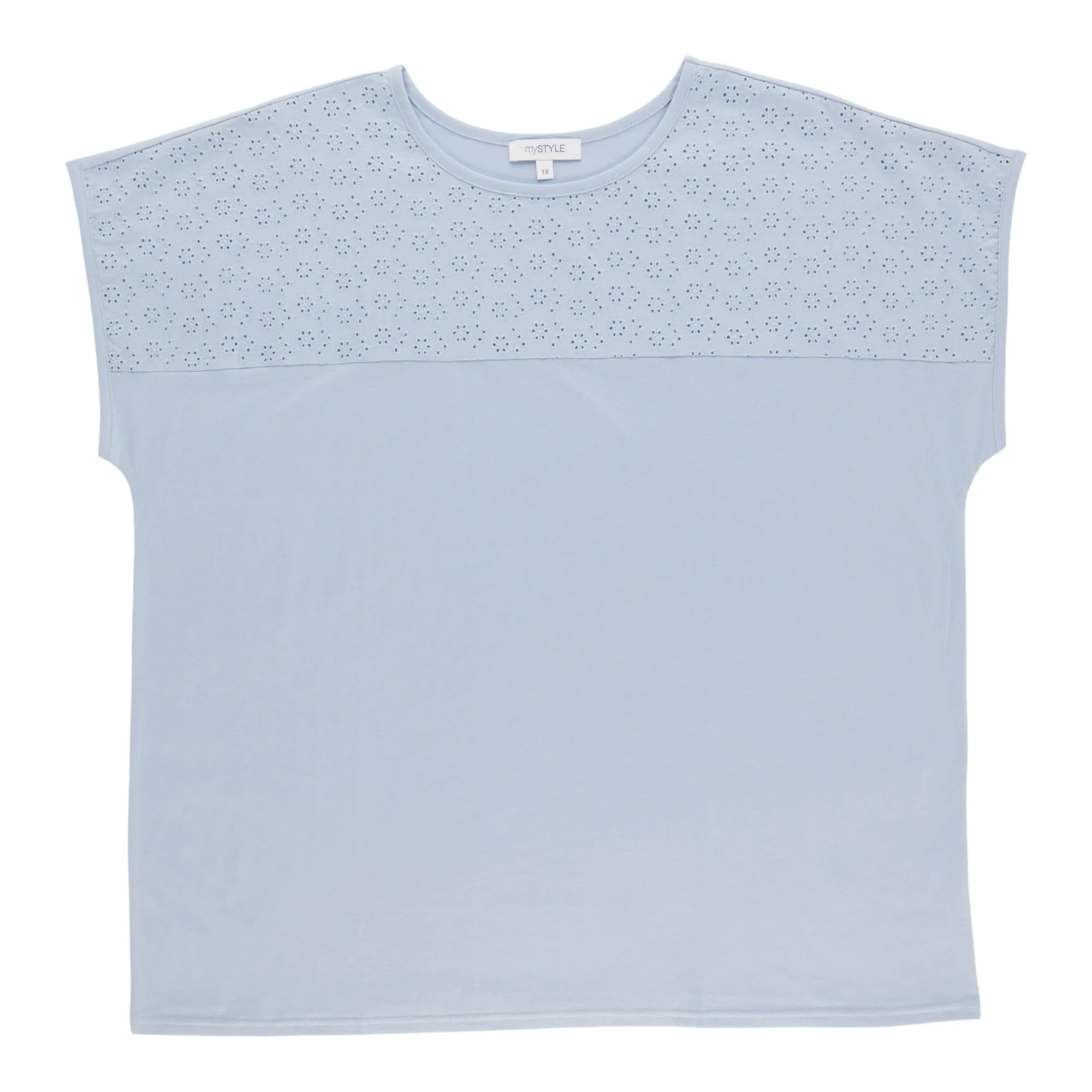 mySTYLE Women's Plus Eyelet Tee sold by Giant Tiger product image thumbnail 2
