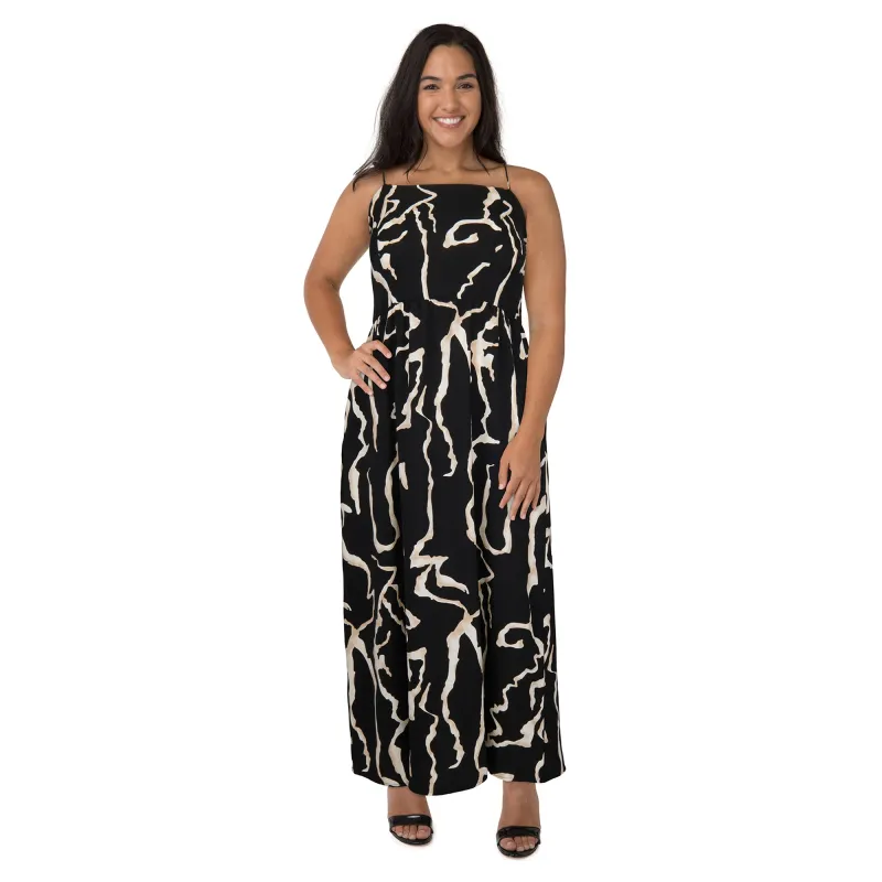 lily morgan Women's Plus Printed Sleeveless Maxi Dress sold by Giant Tiger