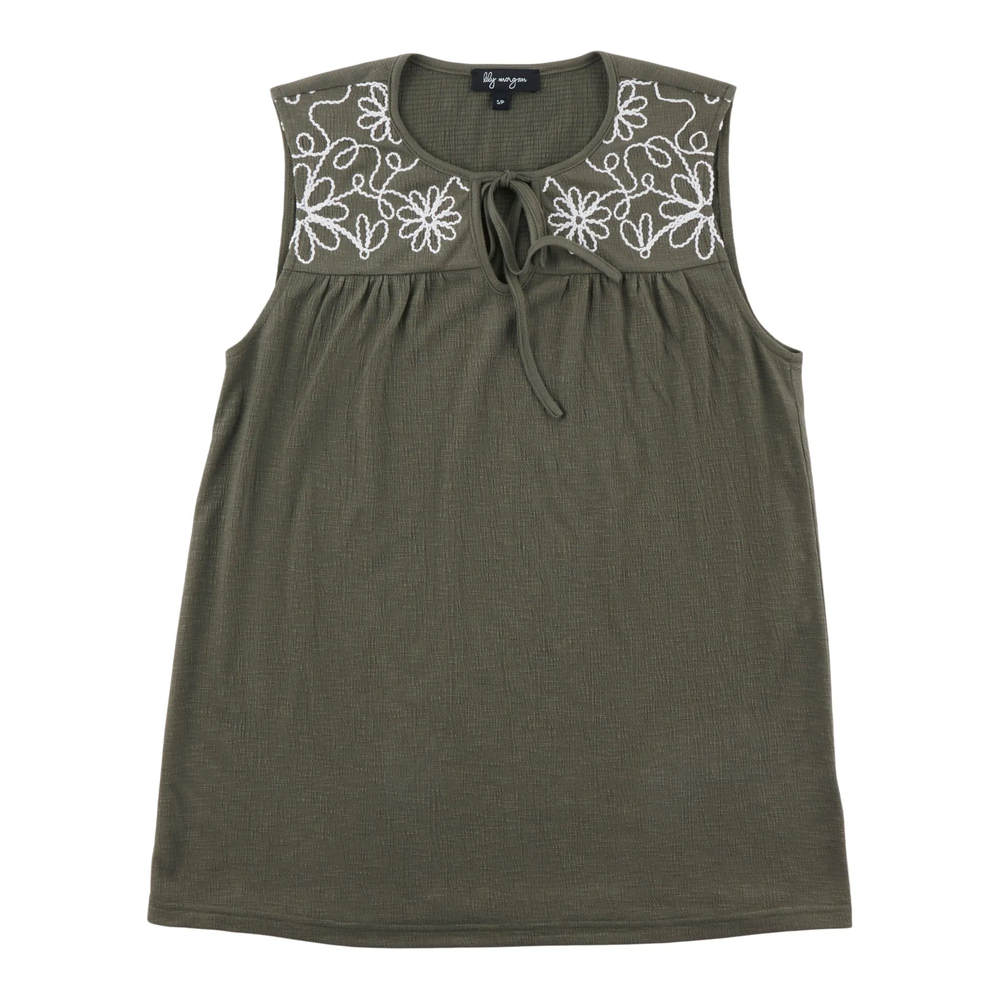 lily morgan Women's Tassel Tie Front Camisole sold by Giant Tiger product image thumbnail 4