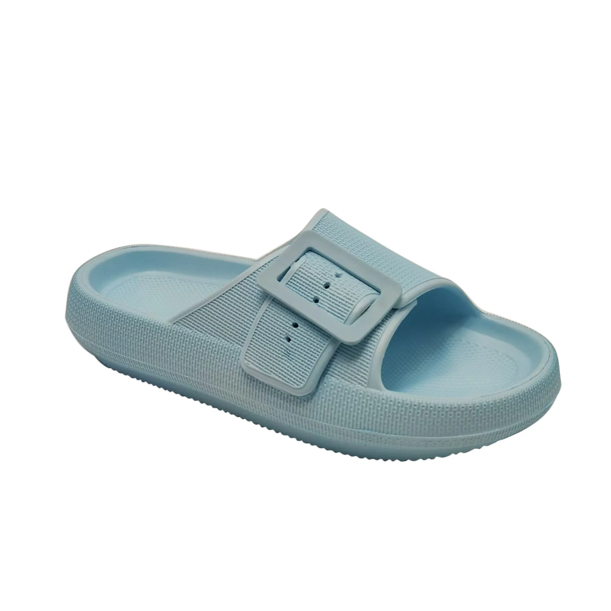 mySTYLE Women's Cloud Buckle Slides sold by Giant Tiger