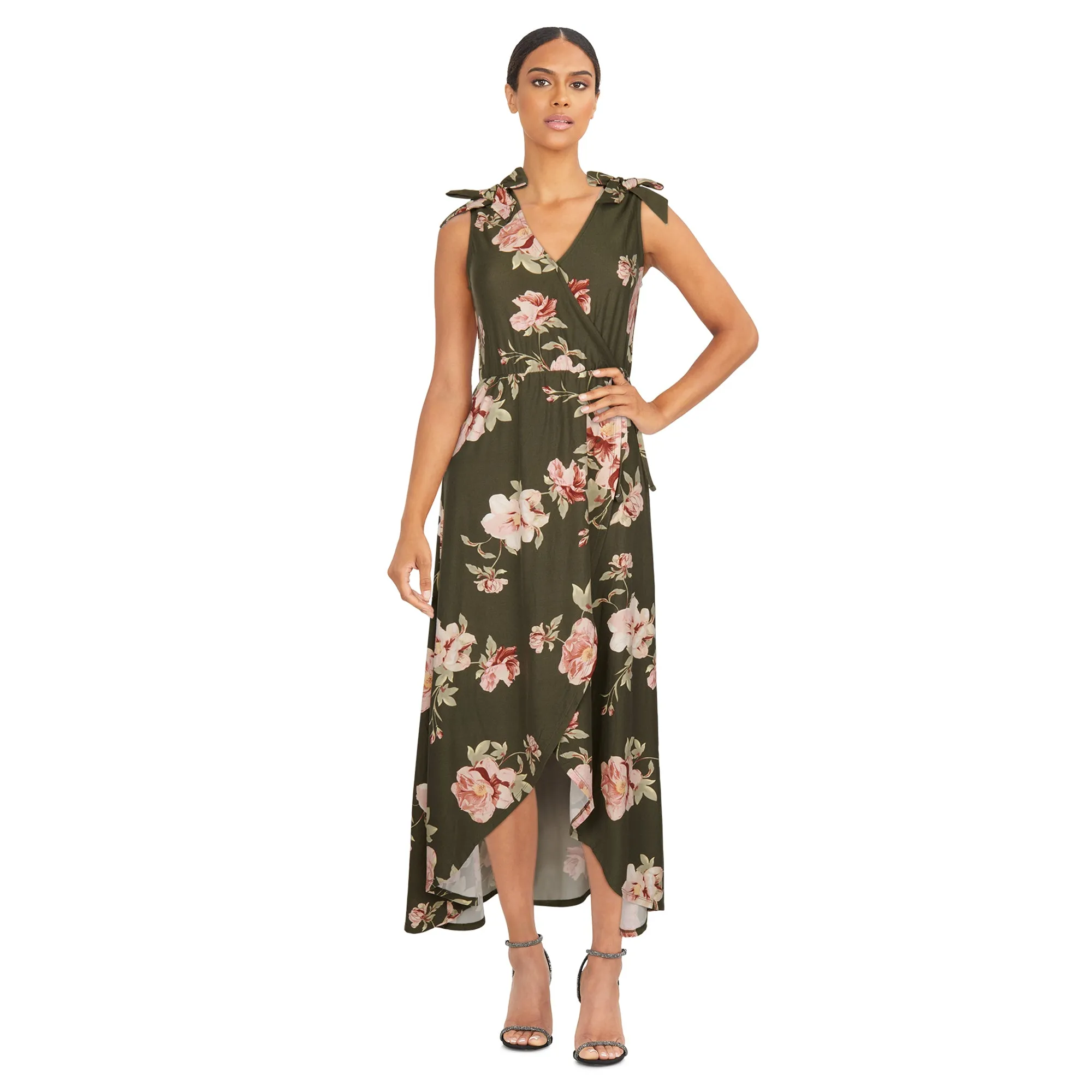 lily morgan Women's Tie Shoulder Maxi Dress sold by Giant Tiger product image thumbnail 2