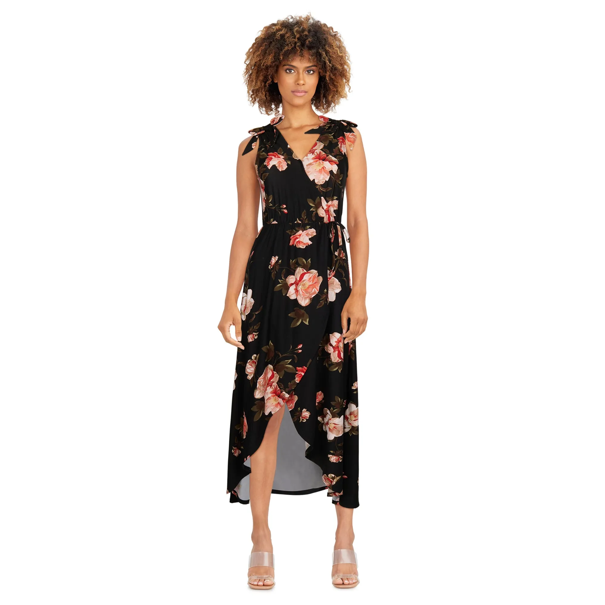 lily morgan Women's Tie Shoulder Maxi Dress sold by Giant Tiger