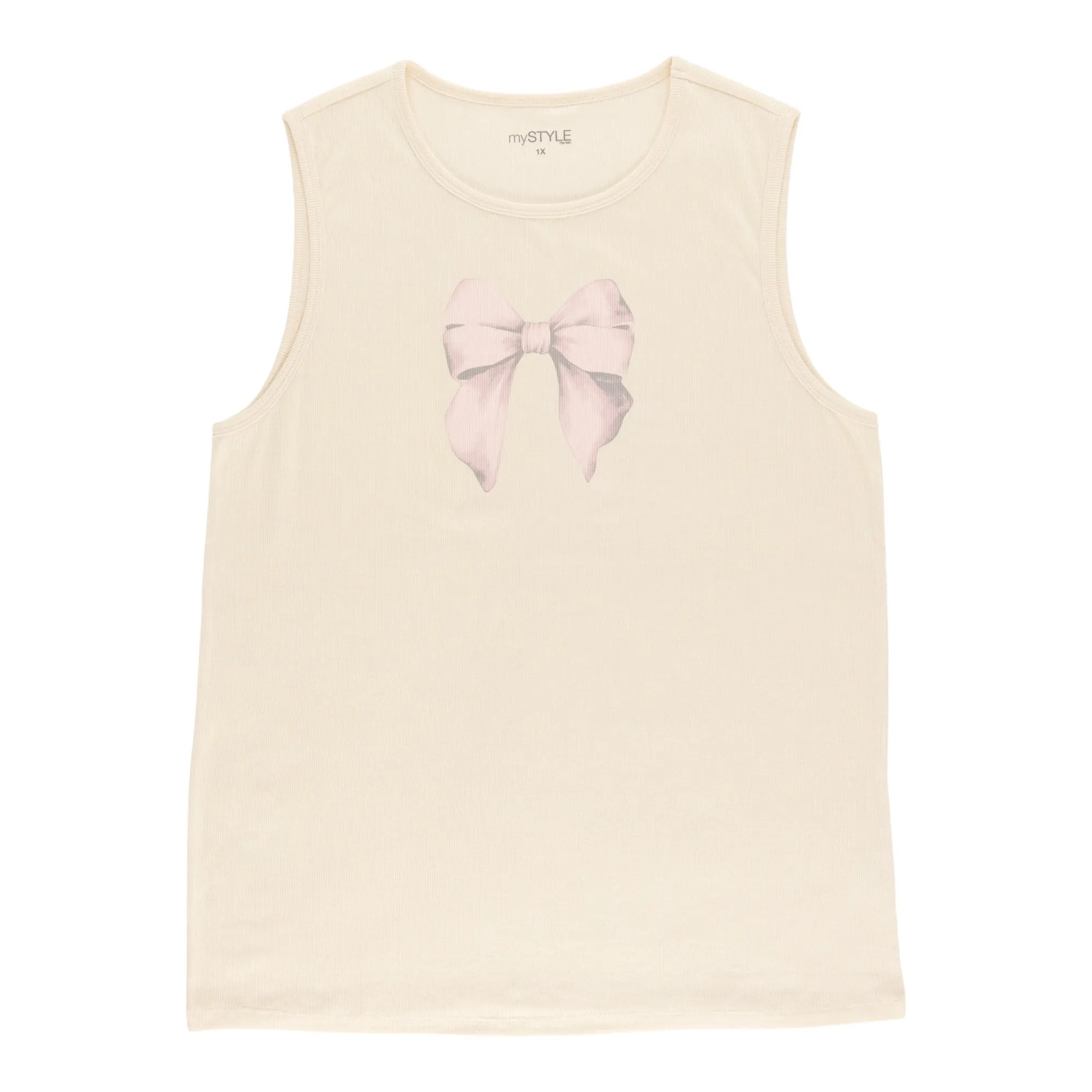 mySTYLE Women's Plus Ribbed Tank Top sold by Giant Tiger product image thumbnail 2