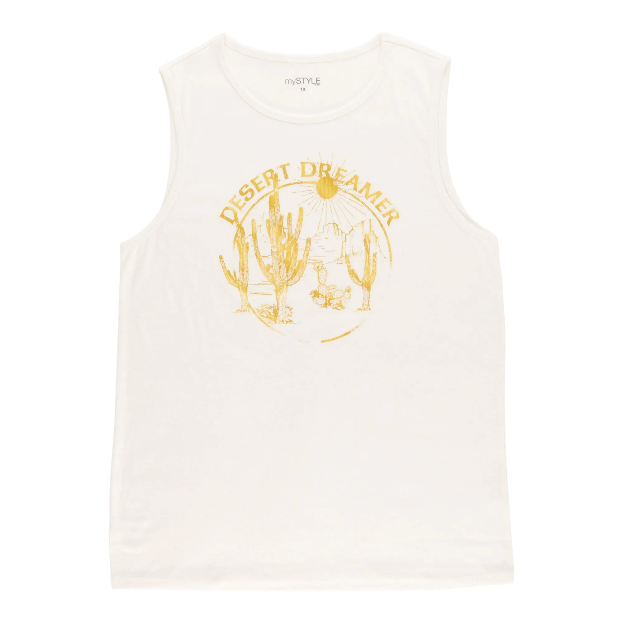 mySTYLE Women's Plus Ribbed Tank Top sold by Giant Tiger product image thumbnail 3