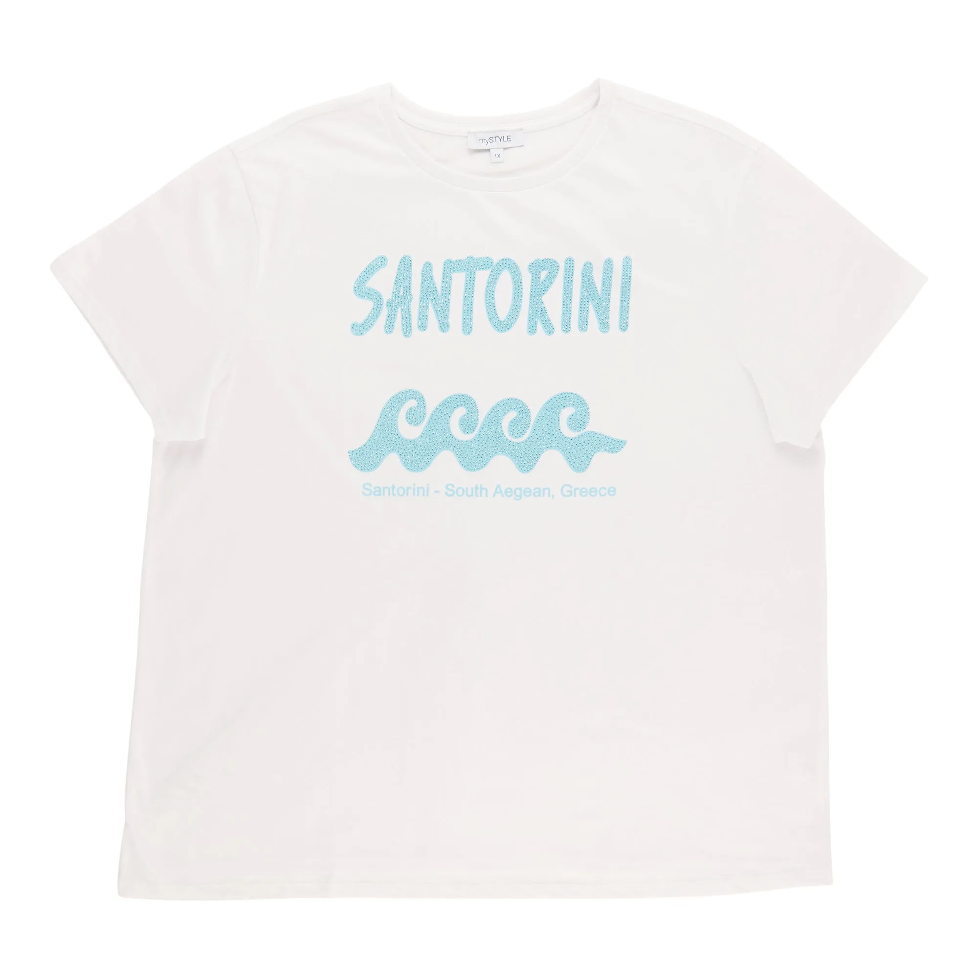 mySTYLE Women's Plus Boyfriend Tee sold by Giant Tiger product image thumbnail 2