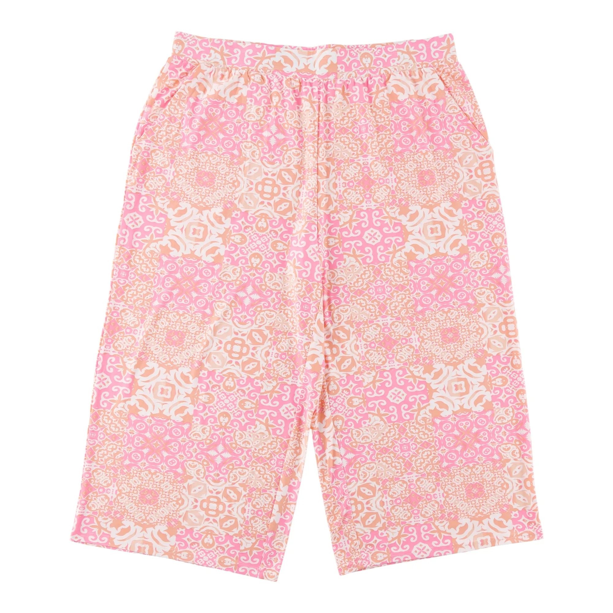 Carisma Women's Plus Wide-Leg Capri PJ Pants sold by Giant Tiger