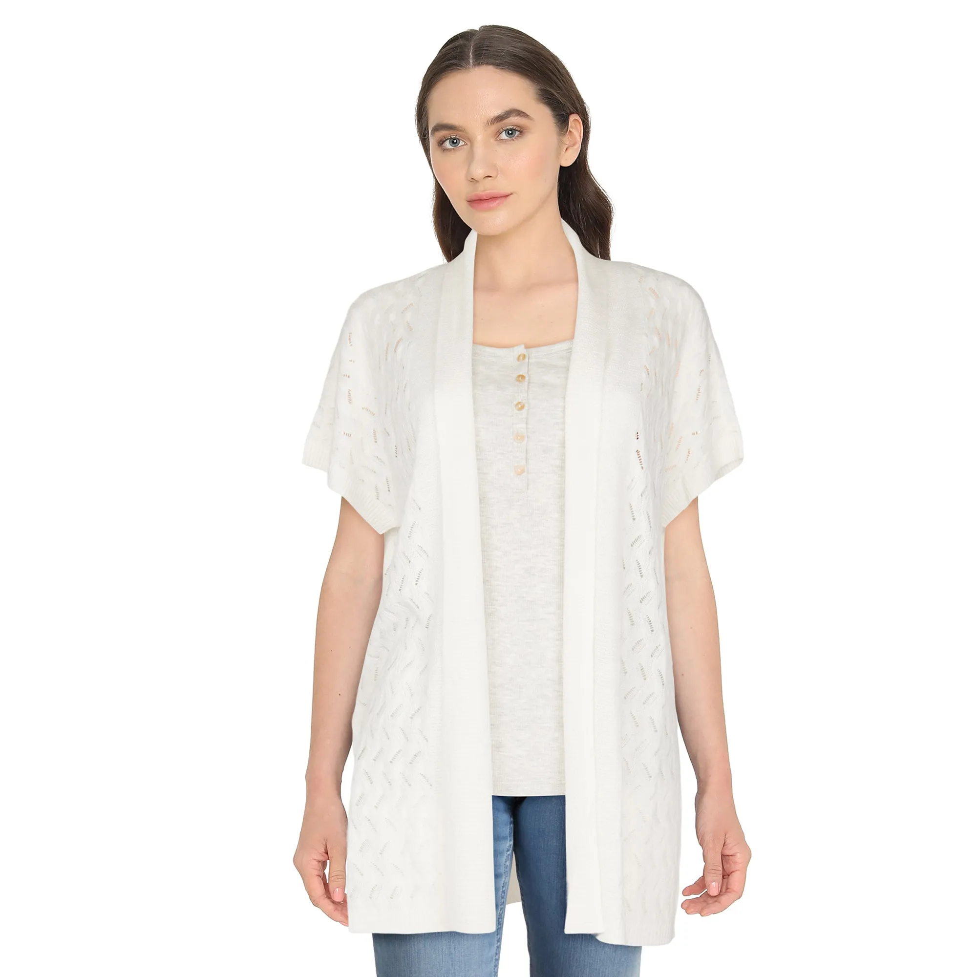 Classic Editions Women's Short Sleeve Cardigan sold by Giant Tiger product image thumbnail 2