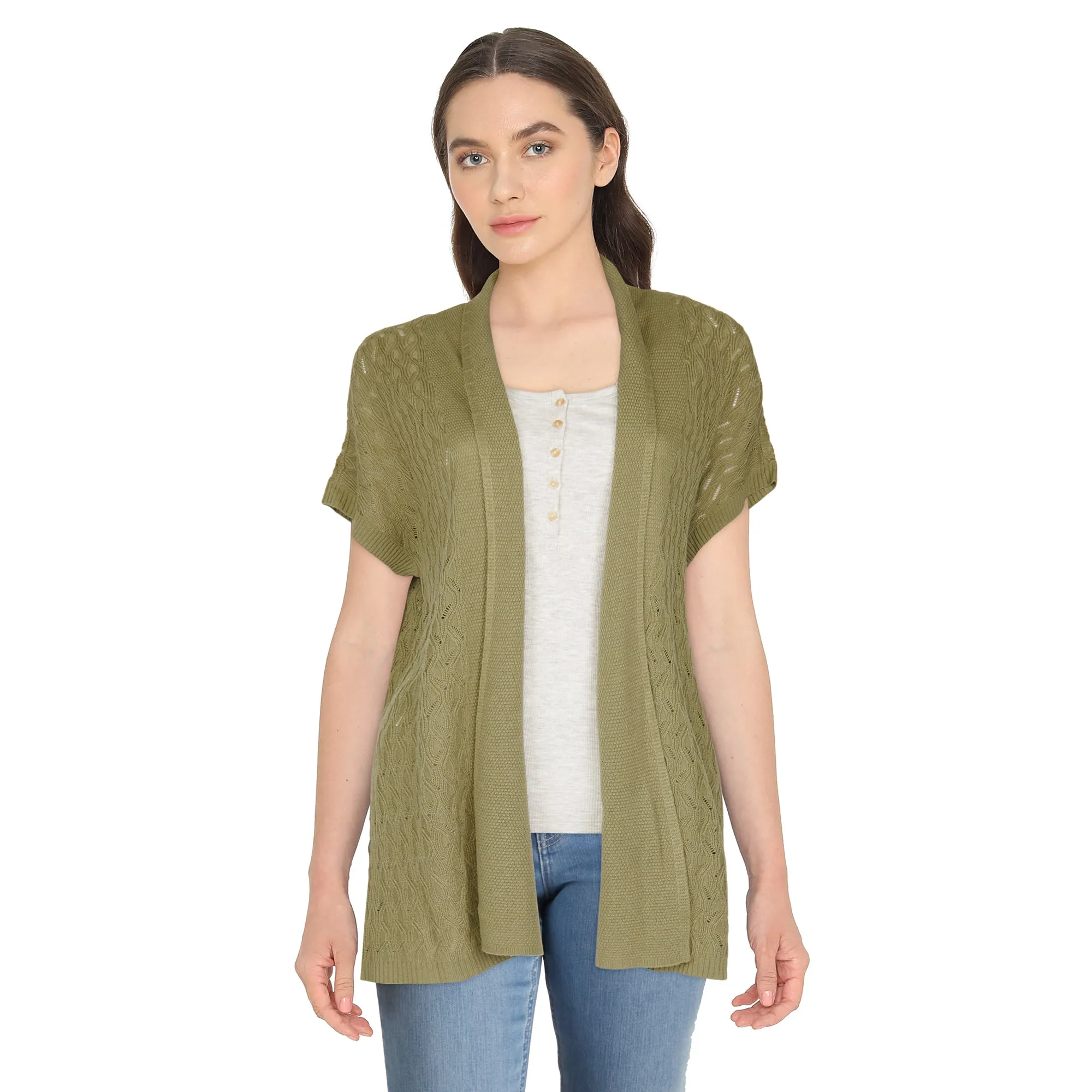 Classic Editions Women's Short Sleeve Cardigan sold by Giant Tiger product image thumbnail 3