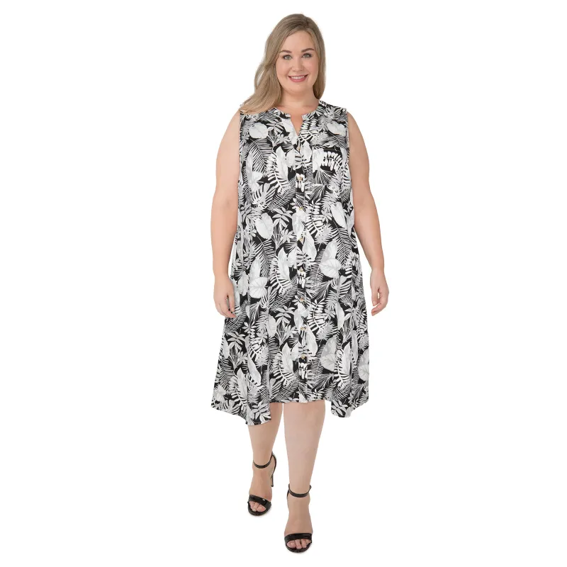 lily morgan Women's Plus Trapeze Dress sold by Giant Tiger