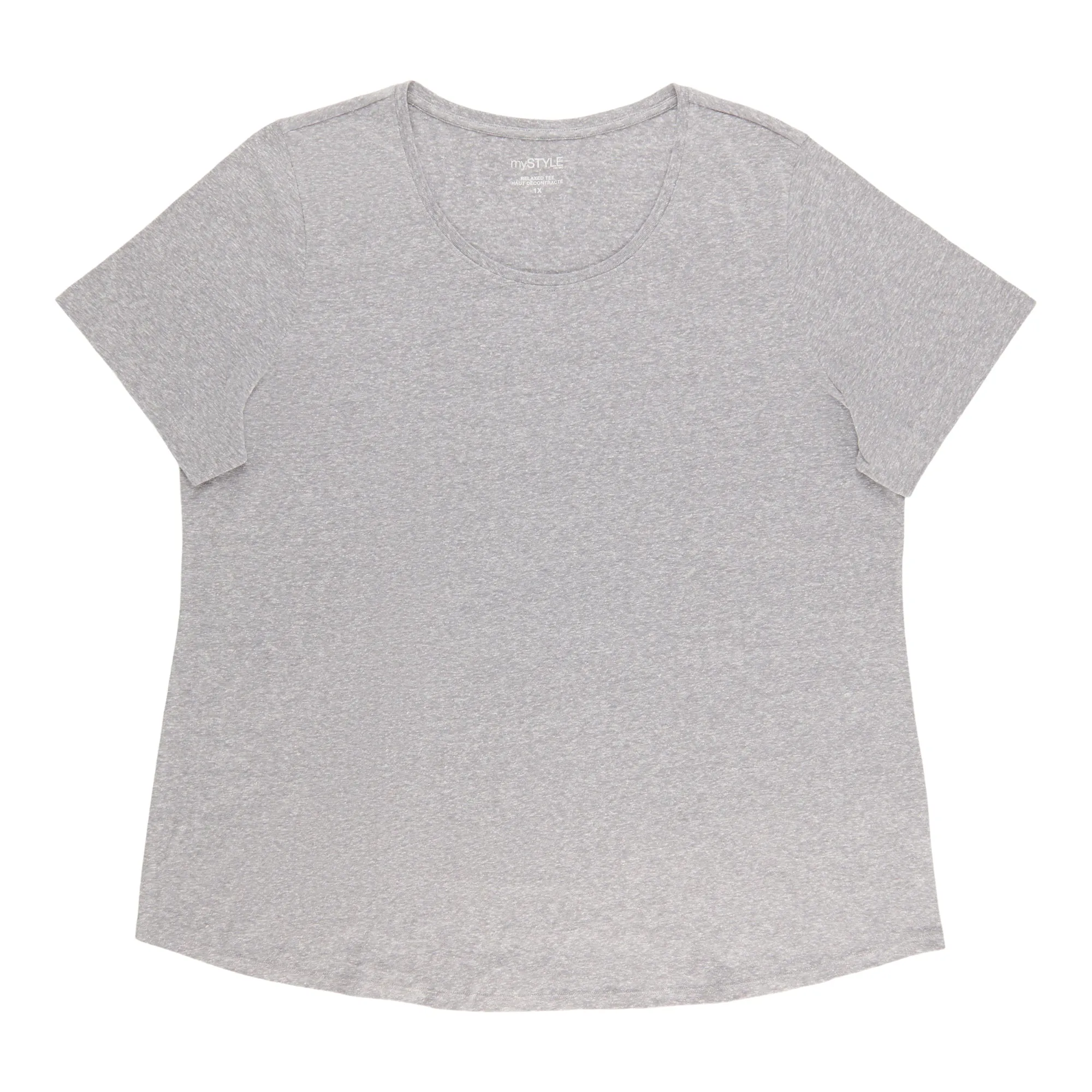 mySTYLE Women's Plus Scooped Tee sold by Giant Tiger product image thumbnail 2