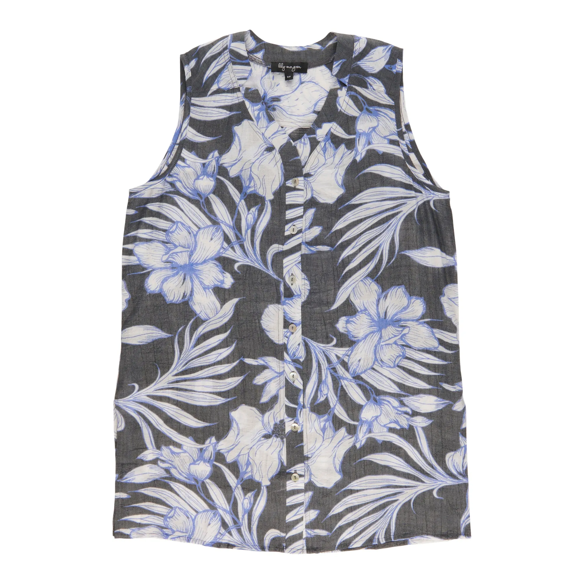 lily morgan Women's Sleeveless V-Neck Blouse sold by Giant Tiger product image thumbnail 2