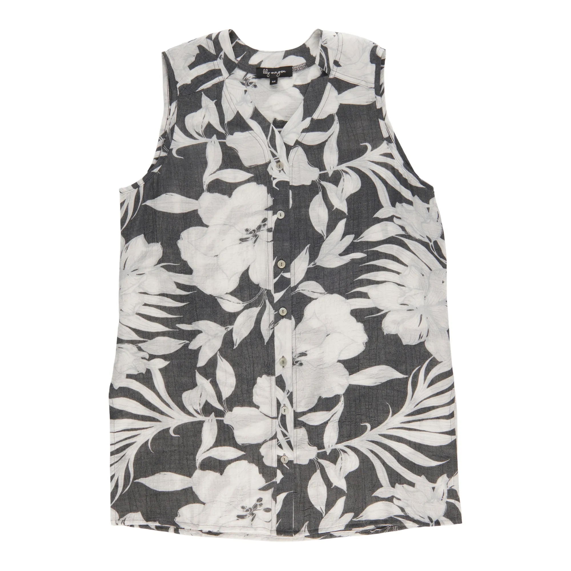 lily morgan Women's Sleeveless V-Neck Blouse sold by Giant Tiger