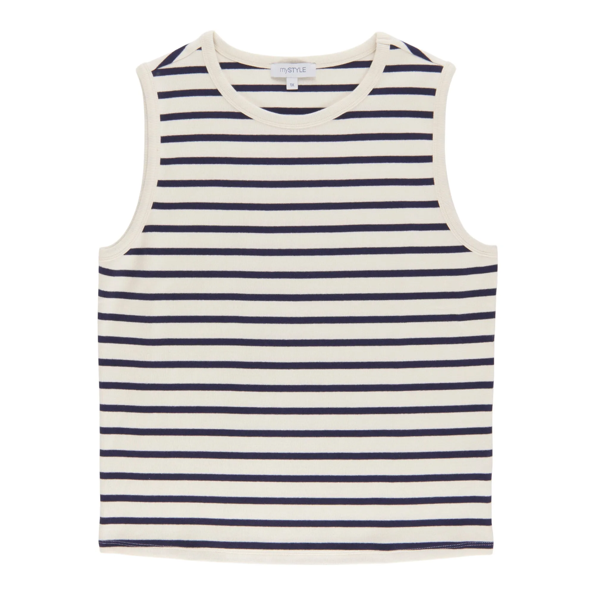 mySTYLE Women's Plus Ribbed Tank Top sold by Giant Tiger